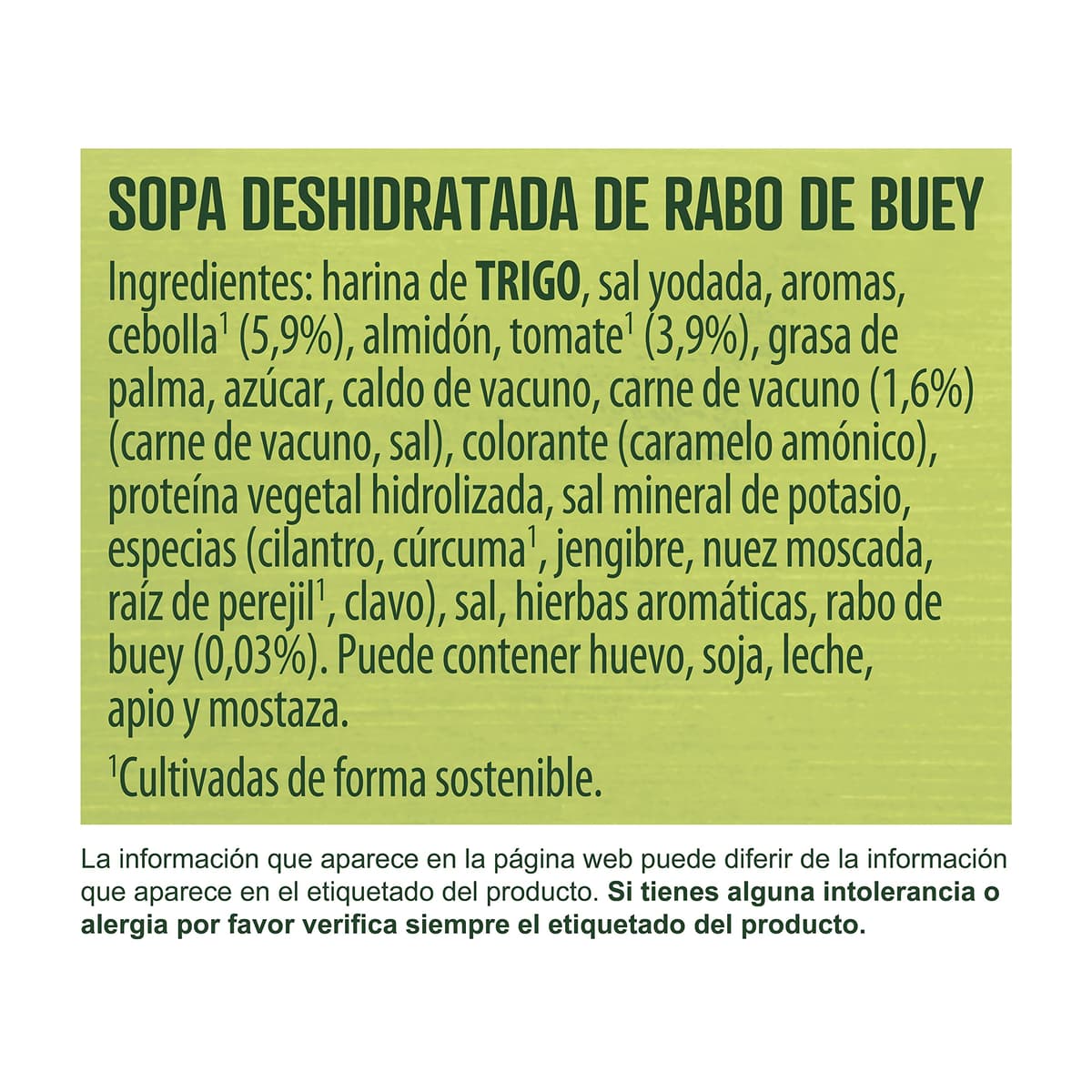 Knorr Sopa Rabo de Buey 71g - Pack de 10 — view 5