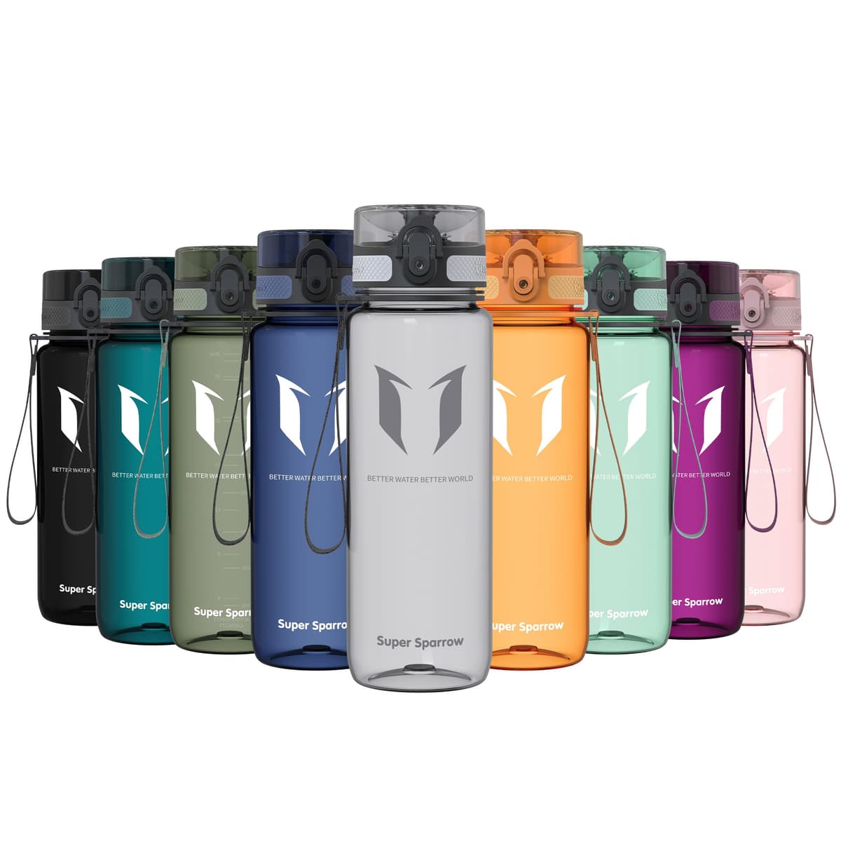 Super Sparrow Botella de Agua Deportiva -350ml & 500ml & 750ml & 1000ml - Sin BPA — view 83