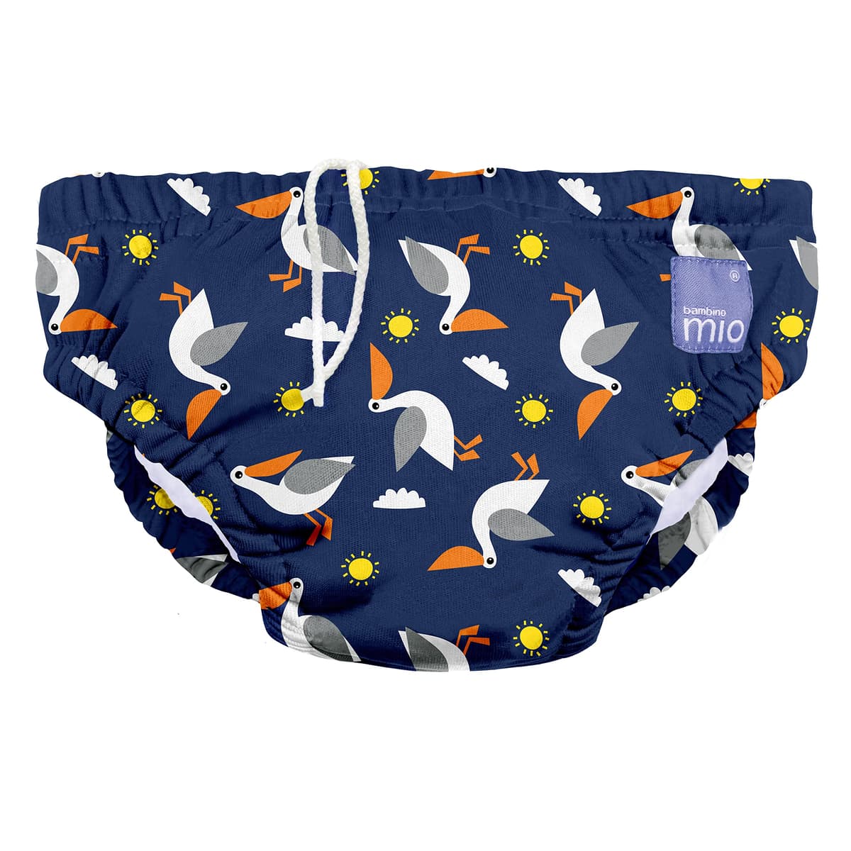 Bambino Mio Baby and Toddler Reusable Swim Nappy Pant, 2-3 Years, Whale Wharf, Boys and Girls — view 21