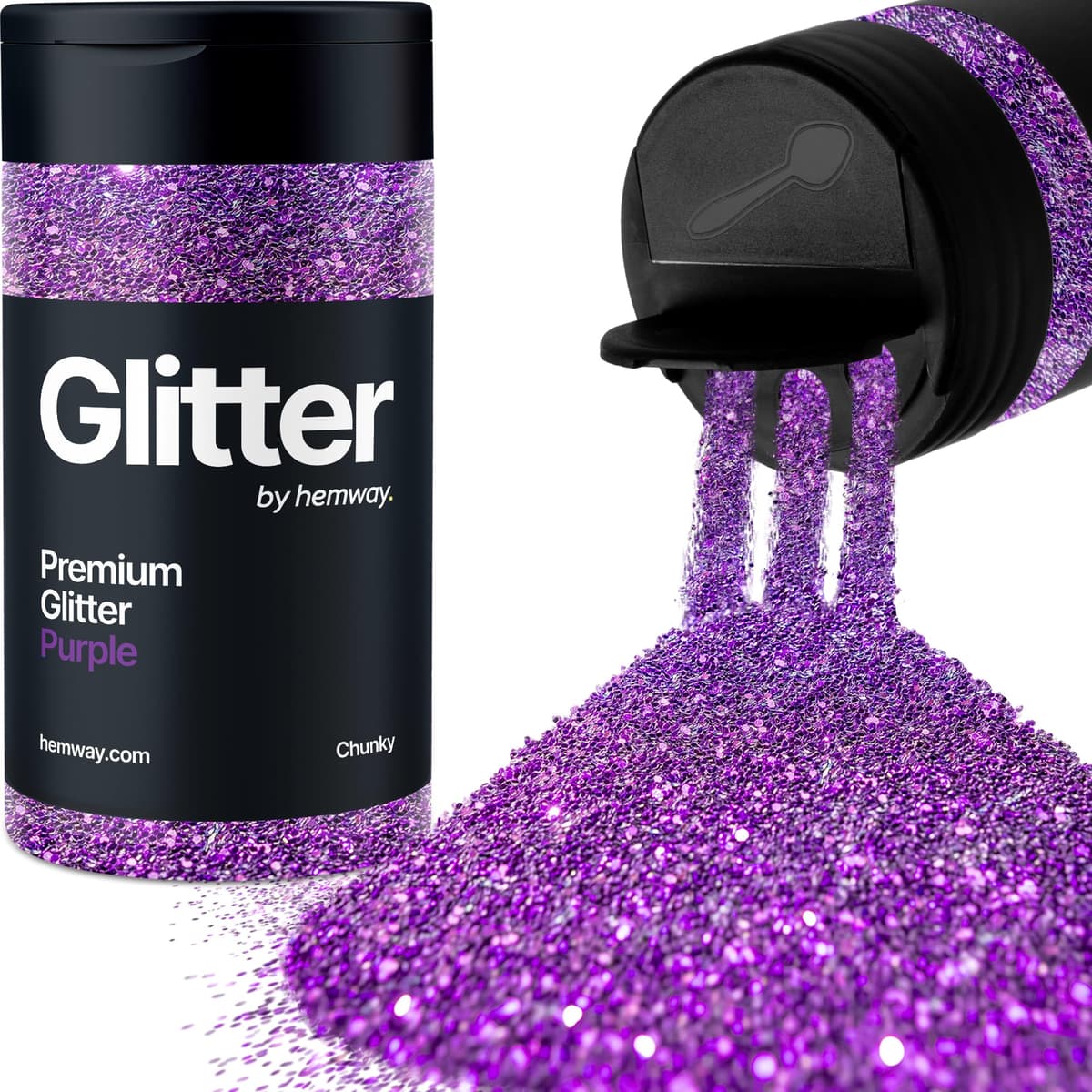 Light Rose Gold Glitter Shaker, 130g Ultrafine Glitter, Crafts 1/128" Metallic Flake Light Rose Gold Sequins, Resin & Epoxy Crafts, Decorating, Halloween, Christmas Nail, Face, Hemway — view 299