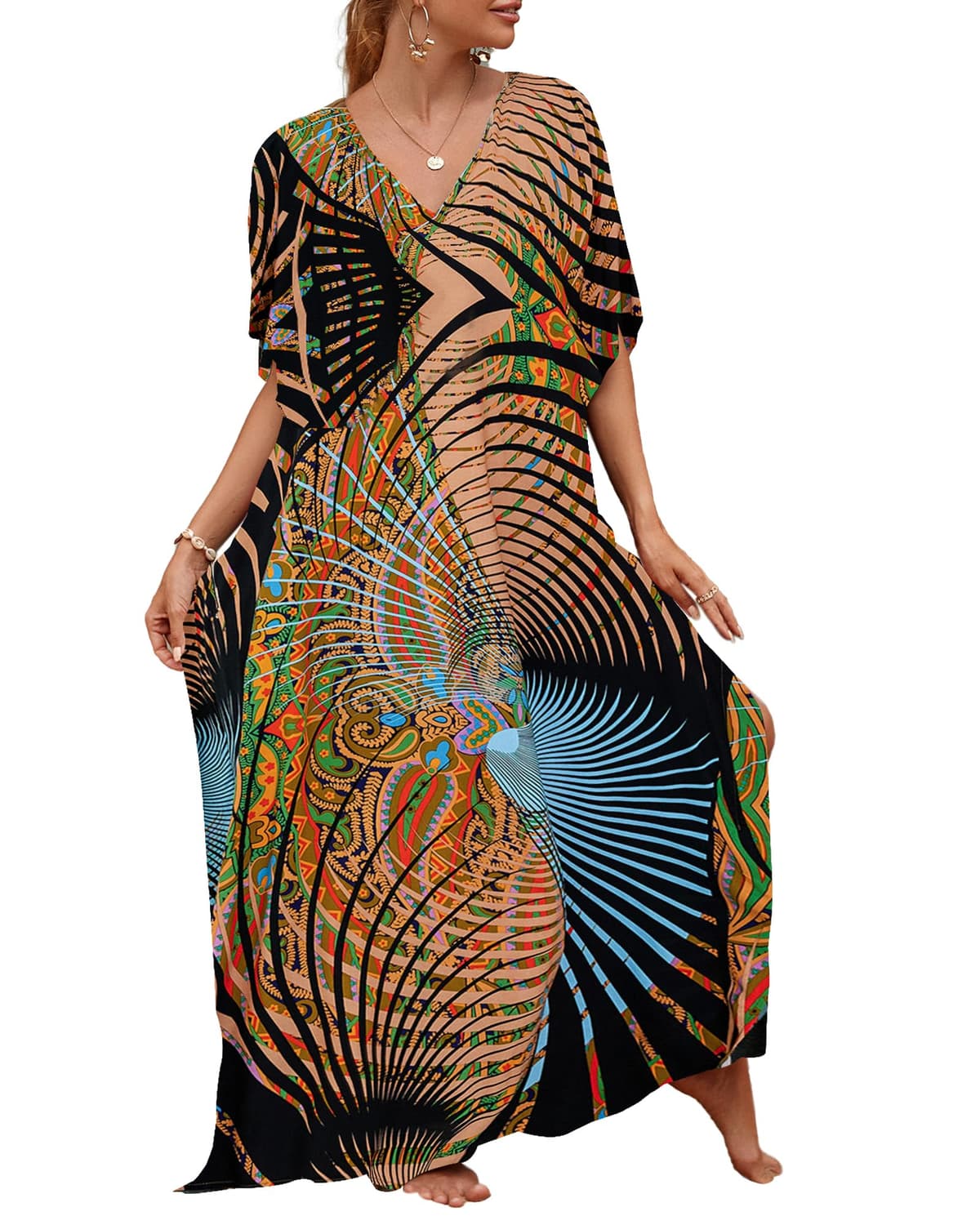 Bsubseach Bikini Bohemio para Mujer para bañador Kimono cárdigan — view 49