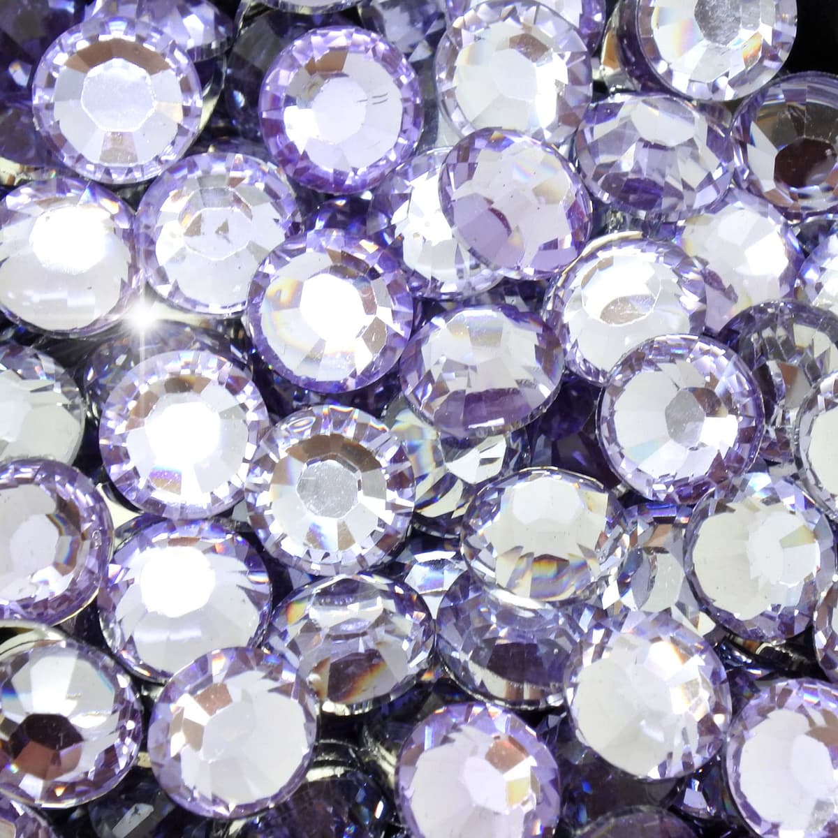 Little Snow Direct® Pack of 1000 Flat Back Rhinestones Diamante Gems Nail Art & Crafts (4mm, Metallic Gold) — view 5