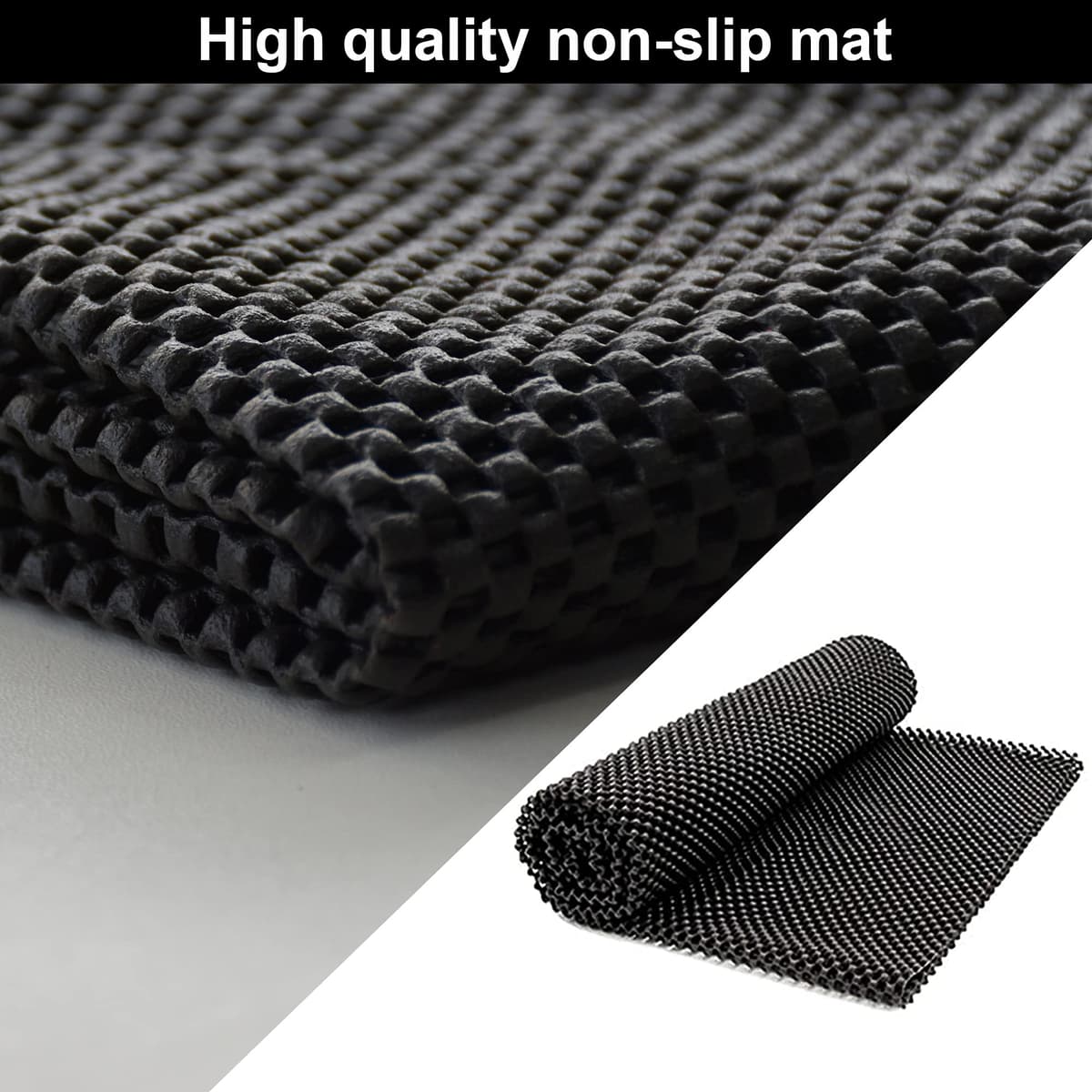 SNDMOR Bolsa de Techo, 595L/21 Pies Cúbicos de Equipaje de Techo Impermeable, Adecuada para Todos Los Vehículos con/Sin Portaequipajes, Incluye Alfombra Antideslizante + 6 Correas de Refuerzo (Negro) — view 5