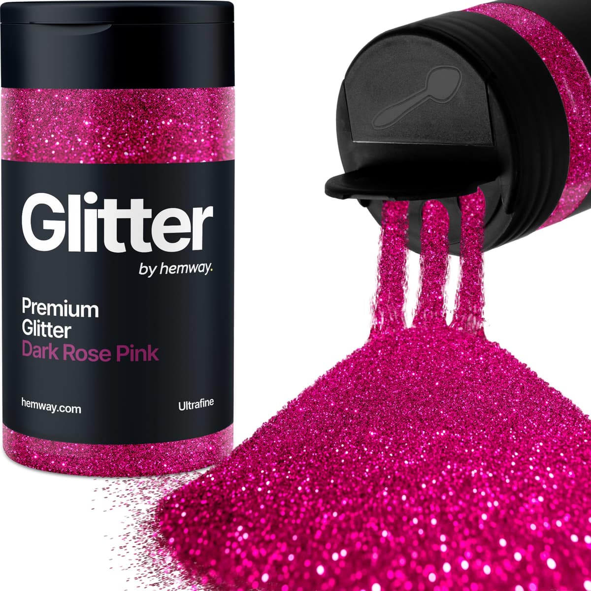 Light Rose Gold Glitter Shaker, 130g Ultrafine Glitter, Crafts 1/128" Metallic Flake Light Rose Gold Sequins, Resin & Epoxy Crafts, Decorating, Halloween, Christmas Nail, Face, Hemway — view 48