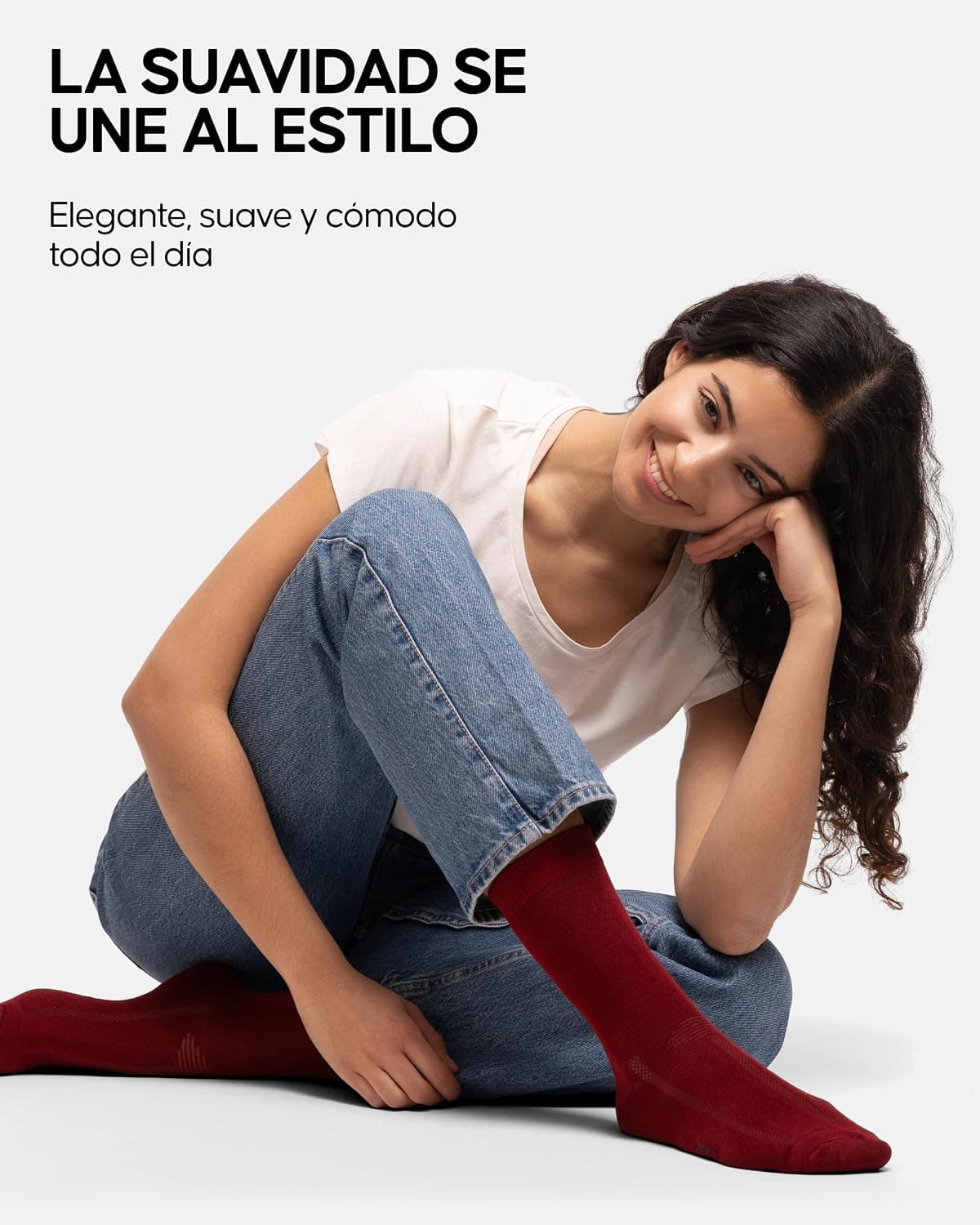 DANISH ENDURANCE Calcetines Casuales de Bambú Unisex, Suaves y Transpirables, Calcetines Ejecutivos para Hombre y Mujer, 6 Pa — view 5