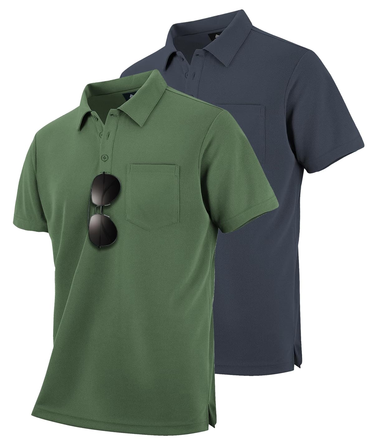 SwissWell Lote de 2 Polo Hombre Manga Corta Transpirable Golf Polos Camisa para Hombre — view 7