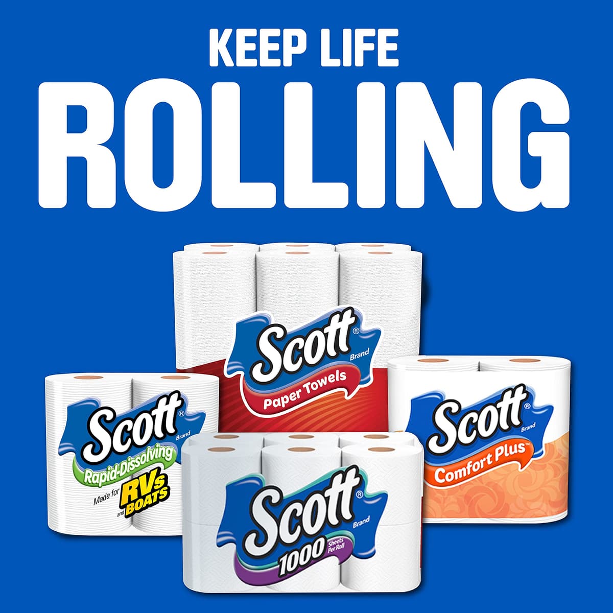 Scott Comfortplus Toilet Paper, Double Roll, Bath Tissue, 18 Count — view 53