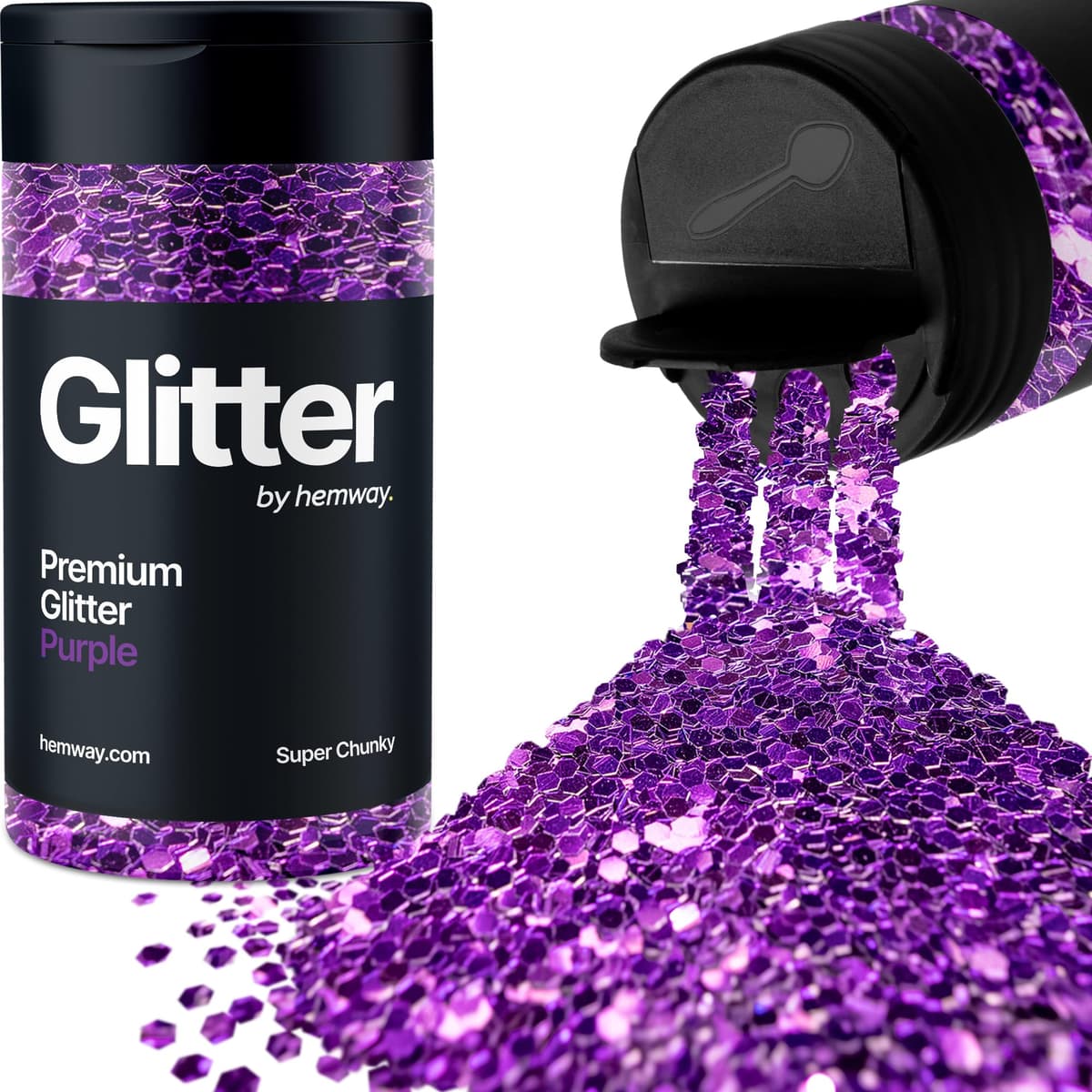 Light Rose Gold Glitter Shaker, 130g Ultrafine Glitter, Crafts 1/128" Metallic Flake Light Rose Gold Sequins, Resin & Epoxy Crafts, Decorating, Halloween, Christmas Nail, Face, Hemway — view 312