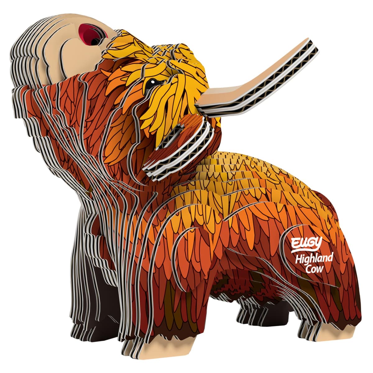 EUGY 018 Oveja. Eco-Friendly 3D Paper Puzzle — view 24