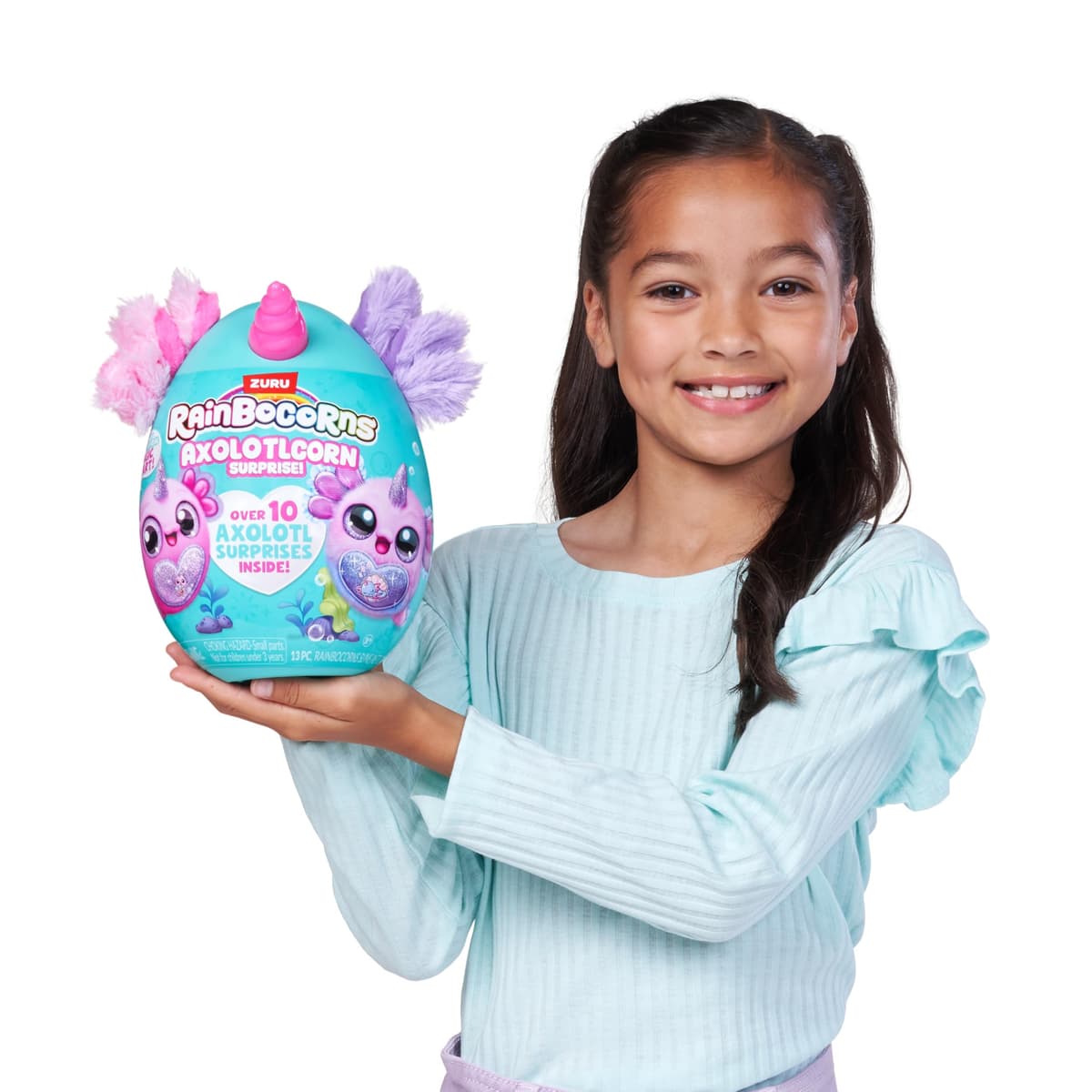 Rainbocorns Axolotlcorn Surprise de ZURU (Flowy), Peluche Coleccionable para niñas Mayores de 3 años — view 4