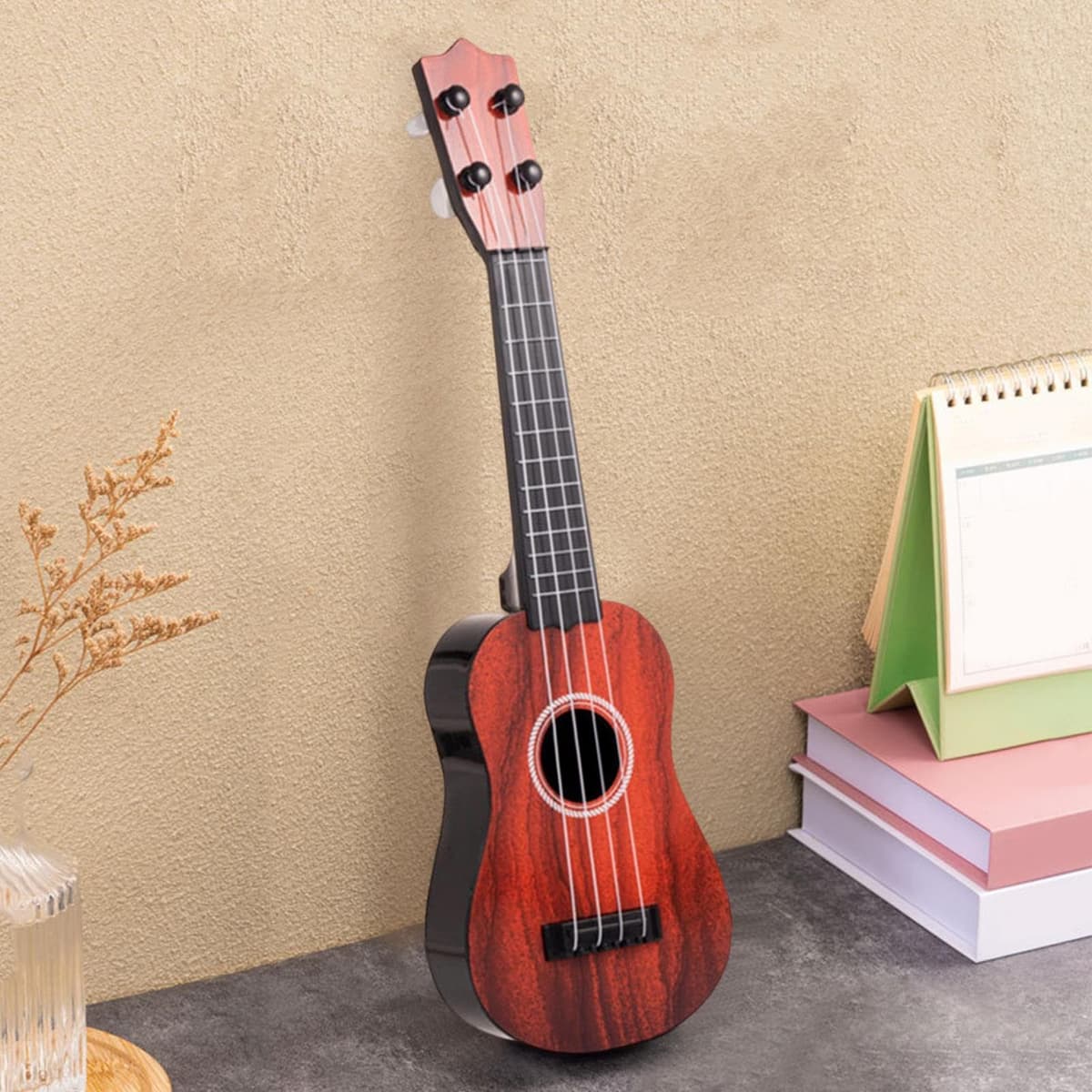 Ukulele para Principiantes - Juguete Educativo Musical de 43 cm | Instrumento Musical de Juguete de iniciación,para Clases Colegio Guardería Niñas Niños Hogar Estudio — view 3