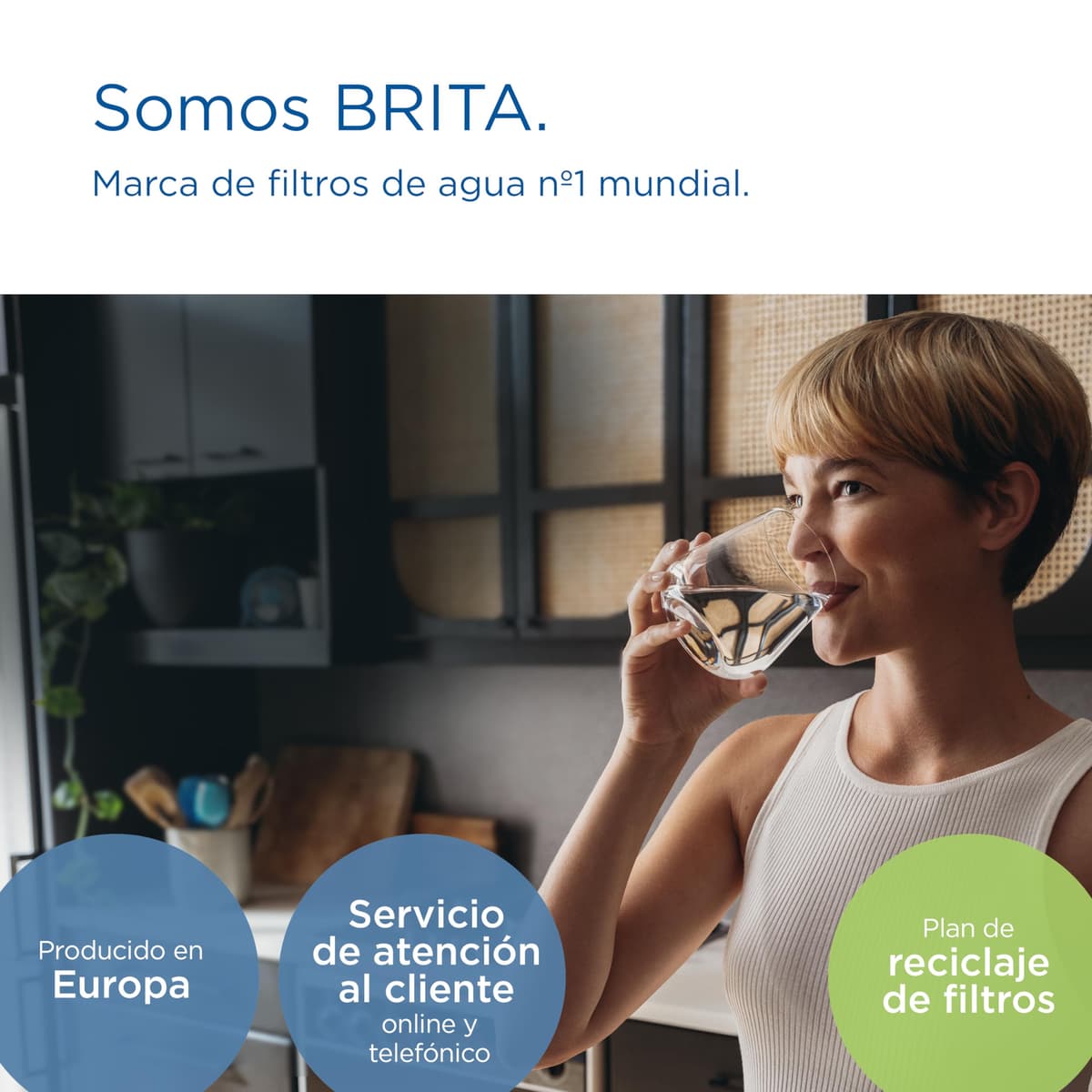 BRITA Jarra con filtro de agua Aluna blanca (2,4 l) incl. 1x cartucho MAXTRA PRO All-in-1:jarra adaptable al frigorífico con LTI digital que reduce cloro, cal e impurezas. — view 6