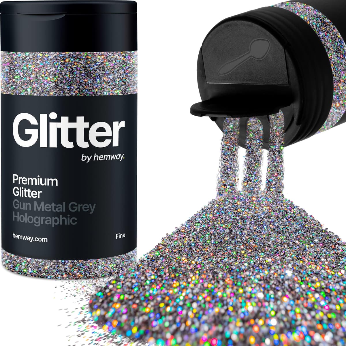 Light Rose Gold Glitter Shaker, 130g Ultrafine Glitter, Crafts 1/128" Metallic Flake Light Rose Gold Sequins, Resin & Epoxy Crafts, Decorating, Halloween, Christmas Nail, Face, Hemway — view 284
