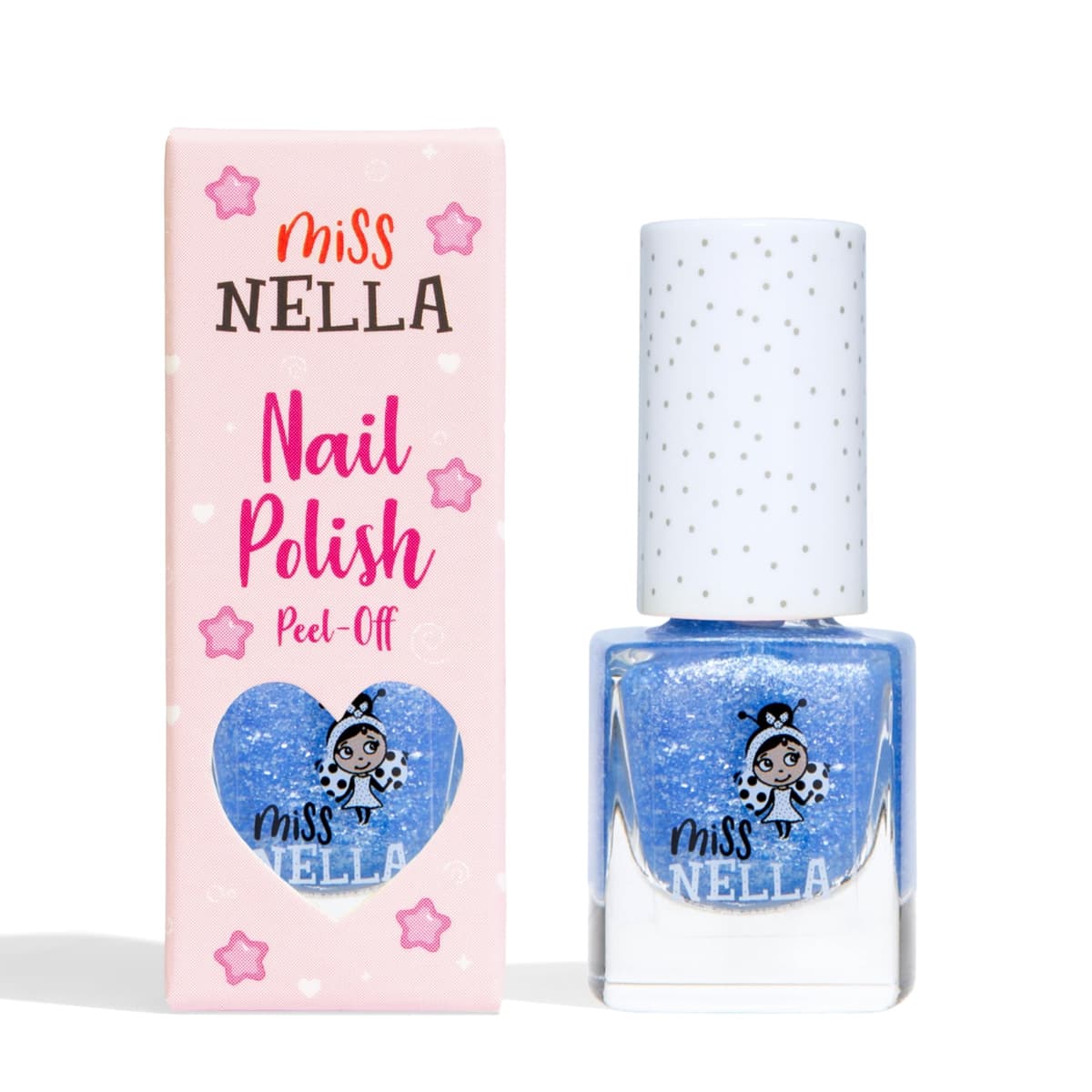 Miss Nella BLUEBERRY SMOOTHIE- Esmalte de uñas especial morada con brillantina para niños, con fórmula despegable, a base de agua y sin olor — view 37