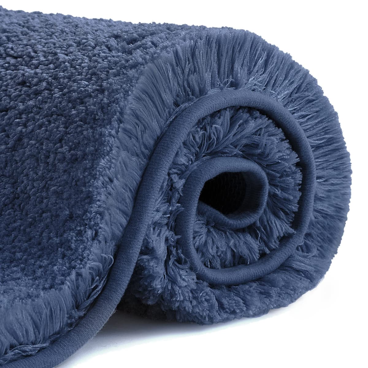 VANZAVANZU Alfombra de Ducha Antideslizante Espesa Absorbente Ultra Suave - Alfombrilla de Baño Mullido Microfibra, Lavable a Máquina - 40 x 60cm (Gris Claro) — view 44