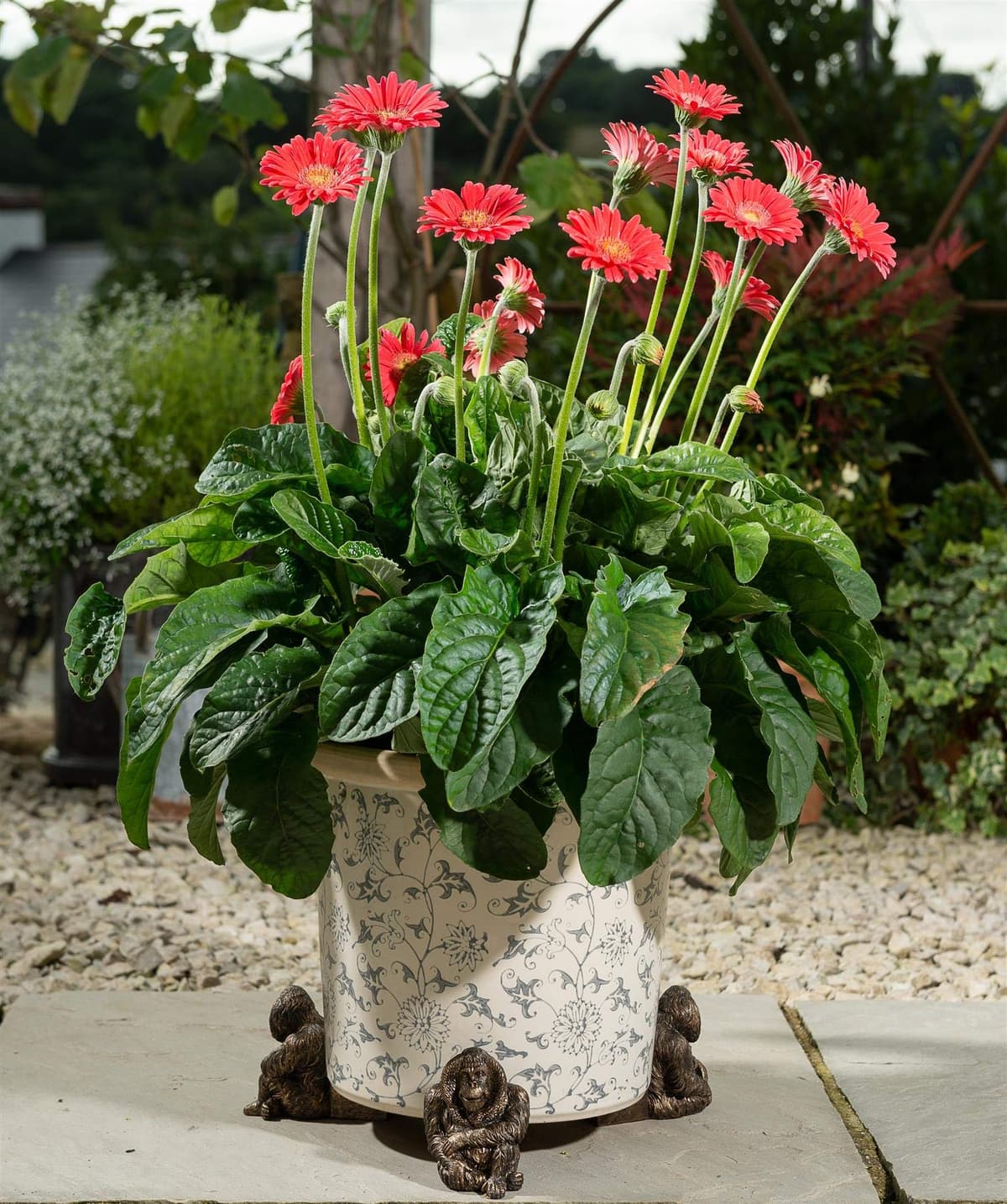 Potty Feet Retriever Figures Plant Pot Feet - Planter Support - Handmade Decorative Ornaments - 3pcs — view 4