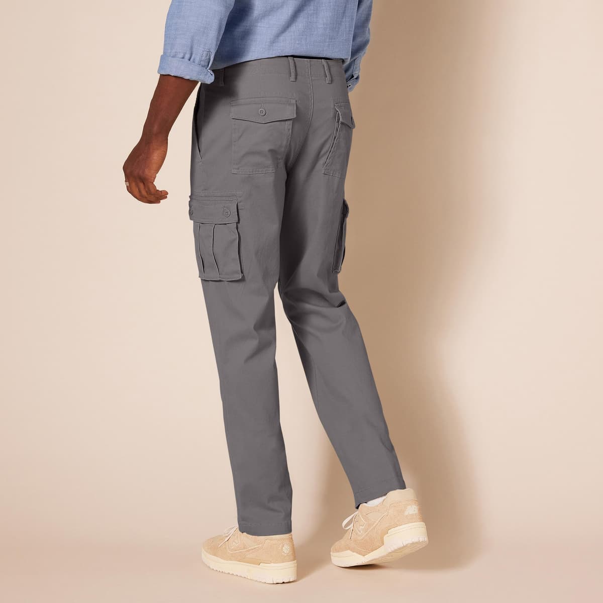 Amazon Essentials Men's Straight Fit Stretch Cargo Work Trousers (Available in Big & Tall) — view 2