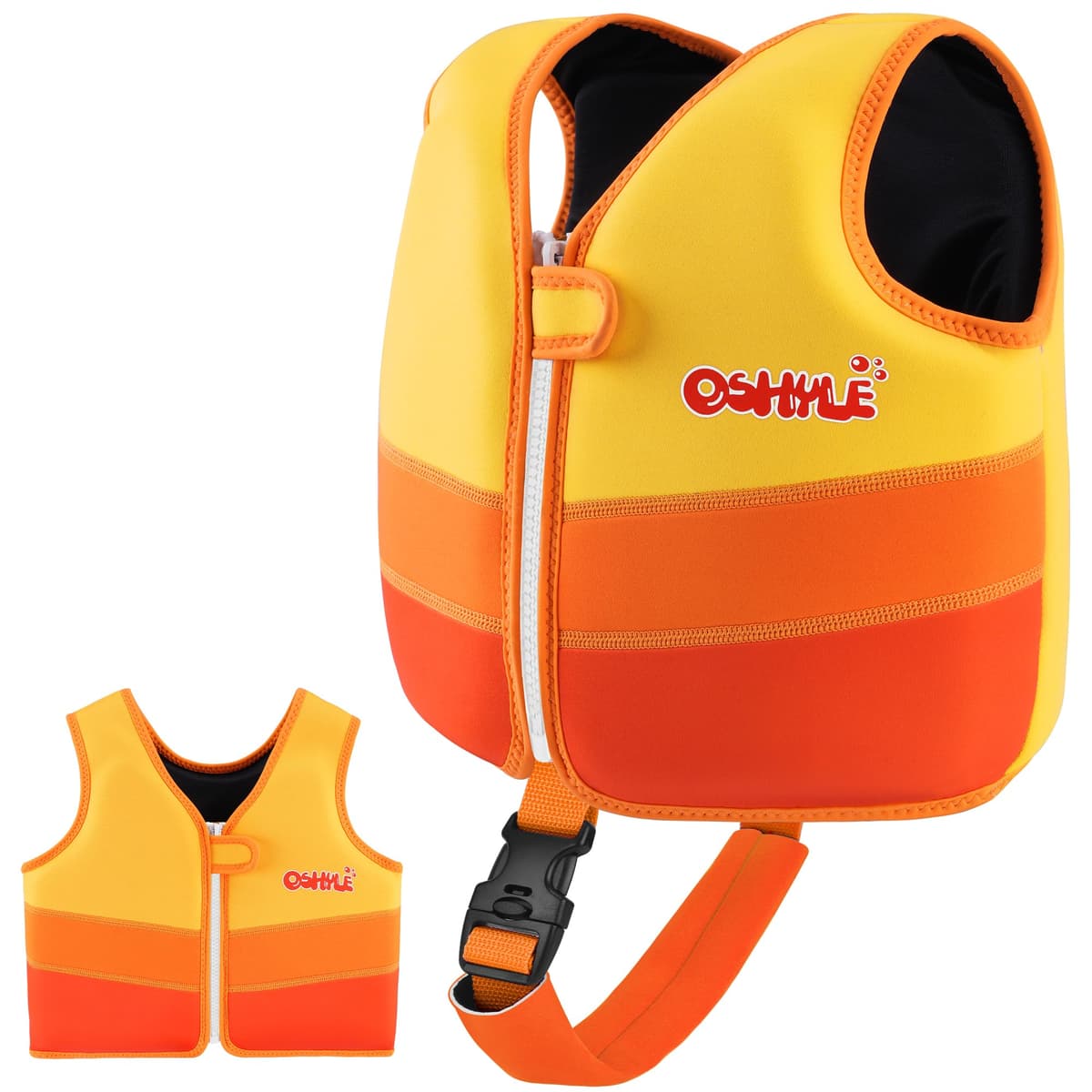 OSHYLE Chaleco de Natación de Neopreno de la Marca Premium para Niños - Flotador para el Aprendizaje de la Natación Ideal para Niños — view 10