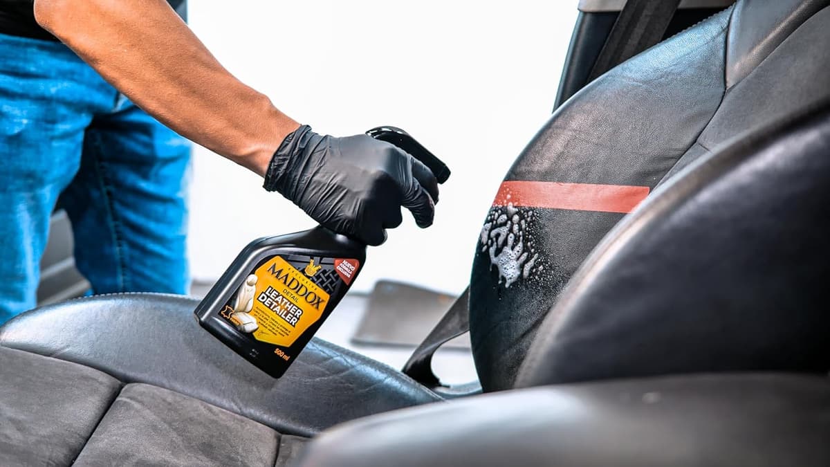 Maddox Detail - Car Leather Cleaner and Conditioner | Car Cleaning Skin Treatment | Cleaning Car Leather and Removal of Dirt  — view 3