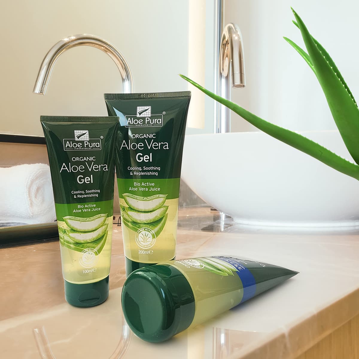 Aloe Pura, Organic Aloe Vera Gel, Natural, Vegan, Cruelty Free, Paraben & SLS Free, Cooling, Soothing, 100ml — view 7