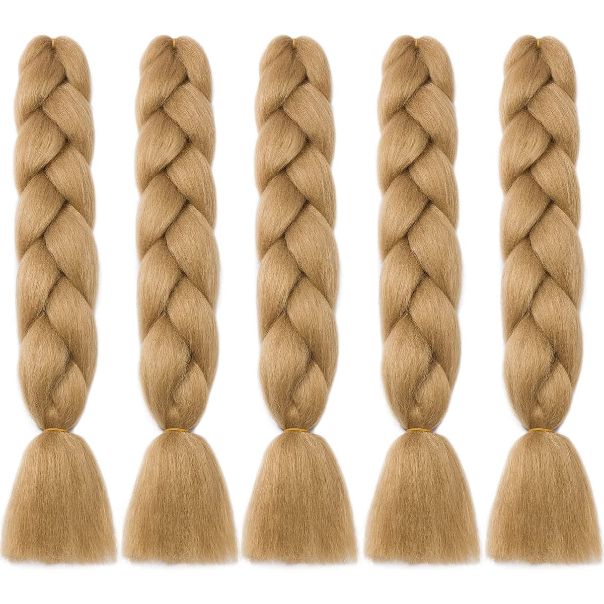24" Braiding Hair Extension Jumbo Braids Synthetic 3bundles/pack Crochet Hair Afro Box Braid Heat Resistent (Dark Purple) — view 83