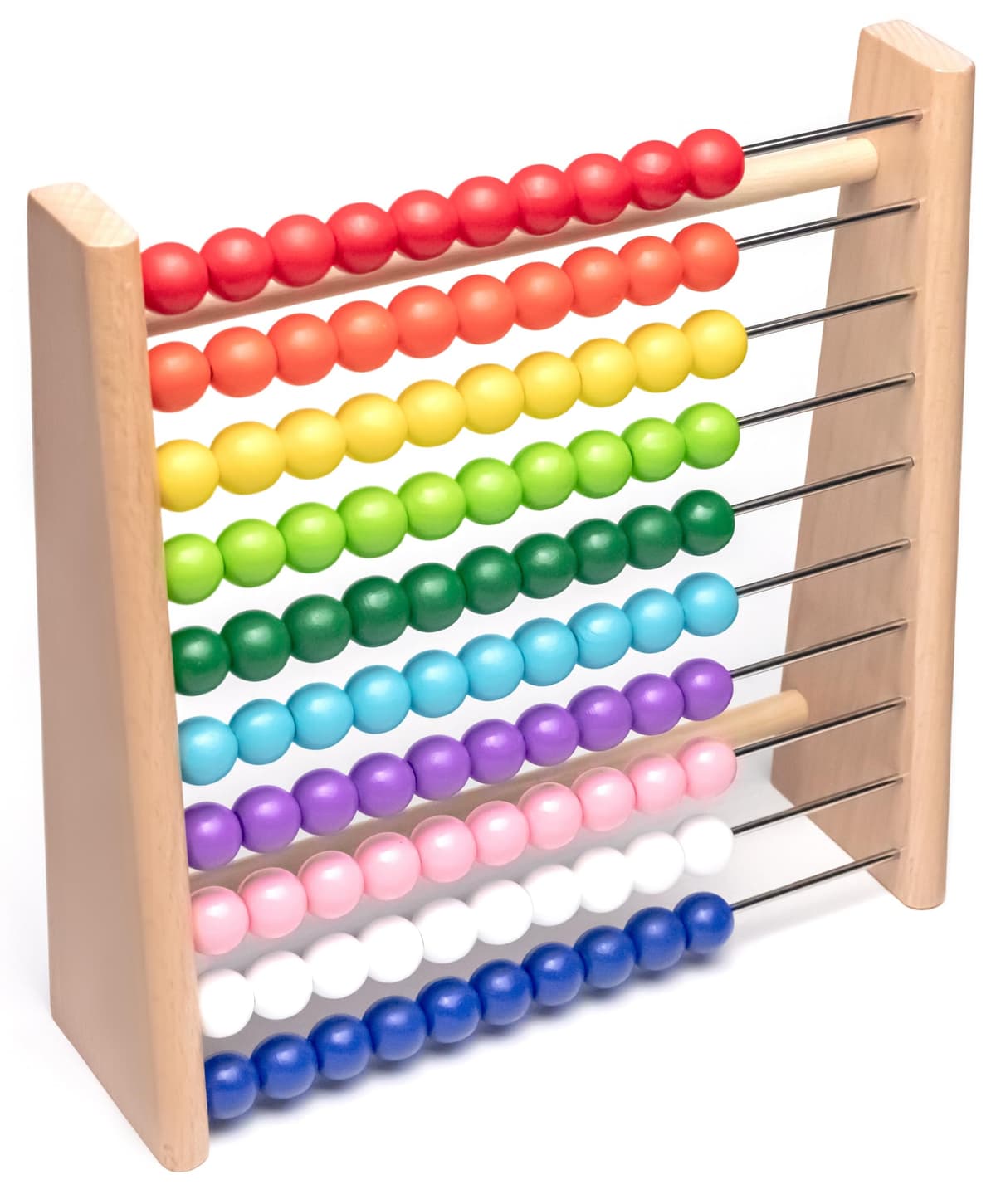 Puzzle matemático de Natureich Montessori Juguete de madera para aprender a contar, con campos numéricos y números, colorido/natural — view 10