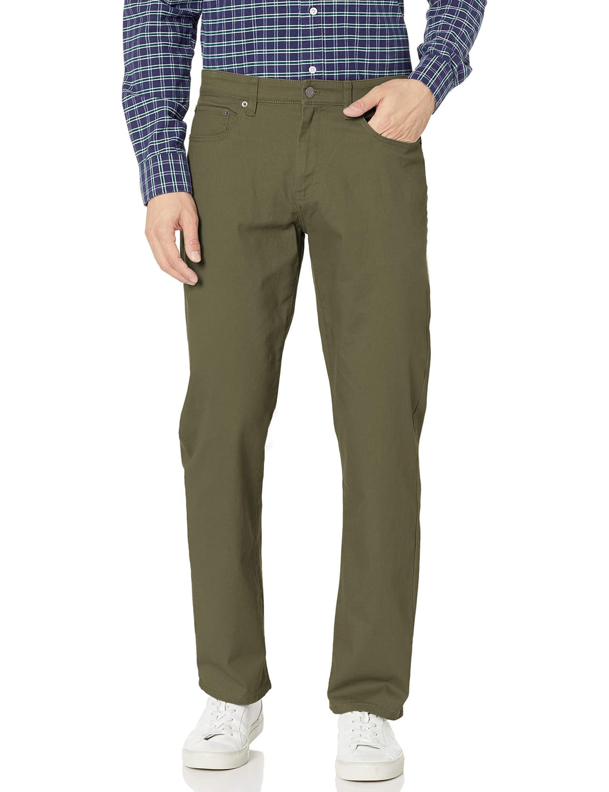Amazon Essentials Men's Athletic-Fit 5-Pocket Stretch Twill Trouser (Available in Big & Tall) — view 28