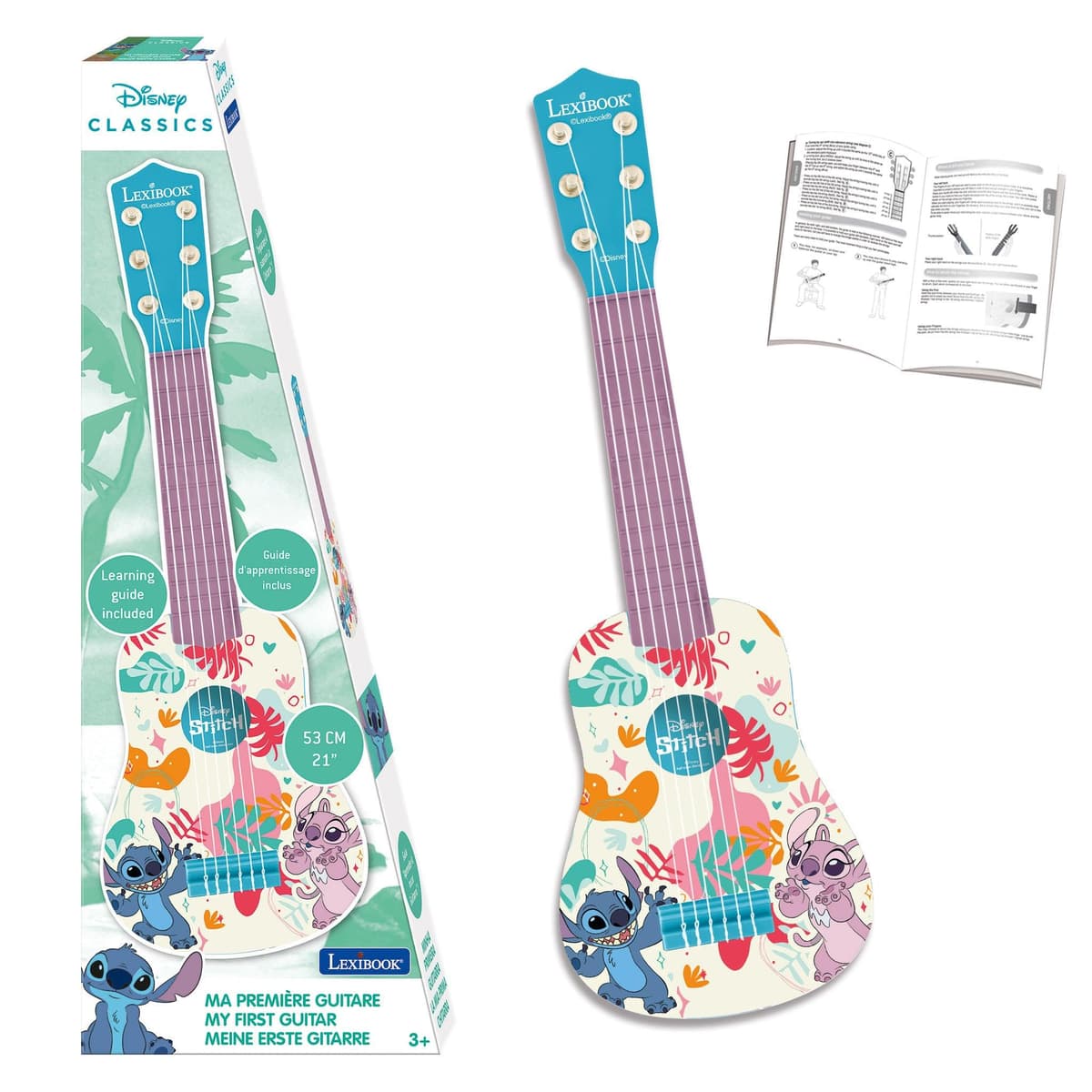 Lexibook, Gabby's Dollhouse, Mi Primera Guitarra para niños, 6 Cuerdas de Nylon, 53 cm, Guía incluida, Rosa, K200GDHLXB — view 9