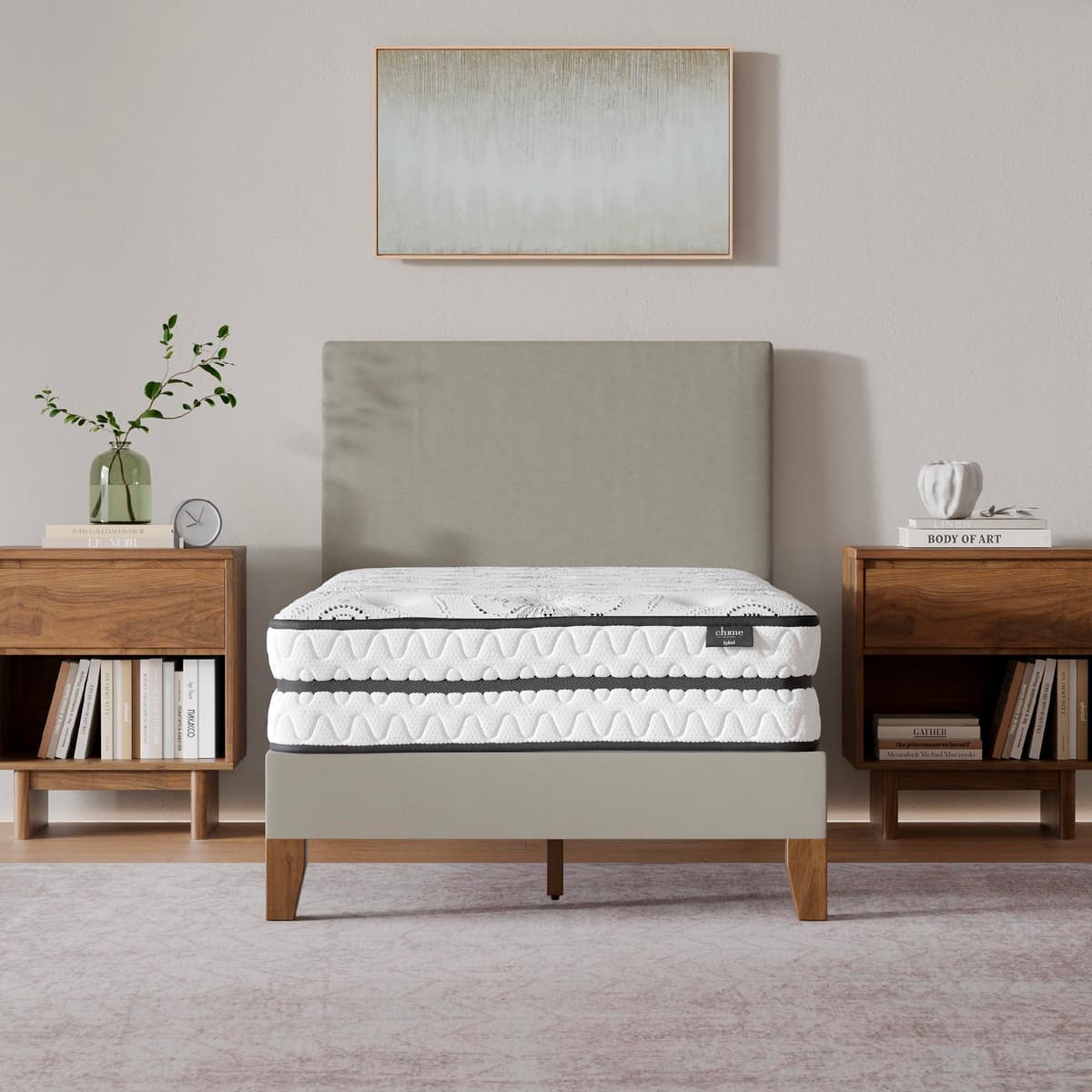 Signature Design by Ashley Chime 12 Inch Hybrid Full Mattress, Memory Foam with Lumbar Support, High-Density Foam & Pocketed Coils for Comfort & Back Support, Mattresses in a Box, Full Size — view 13