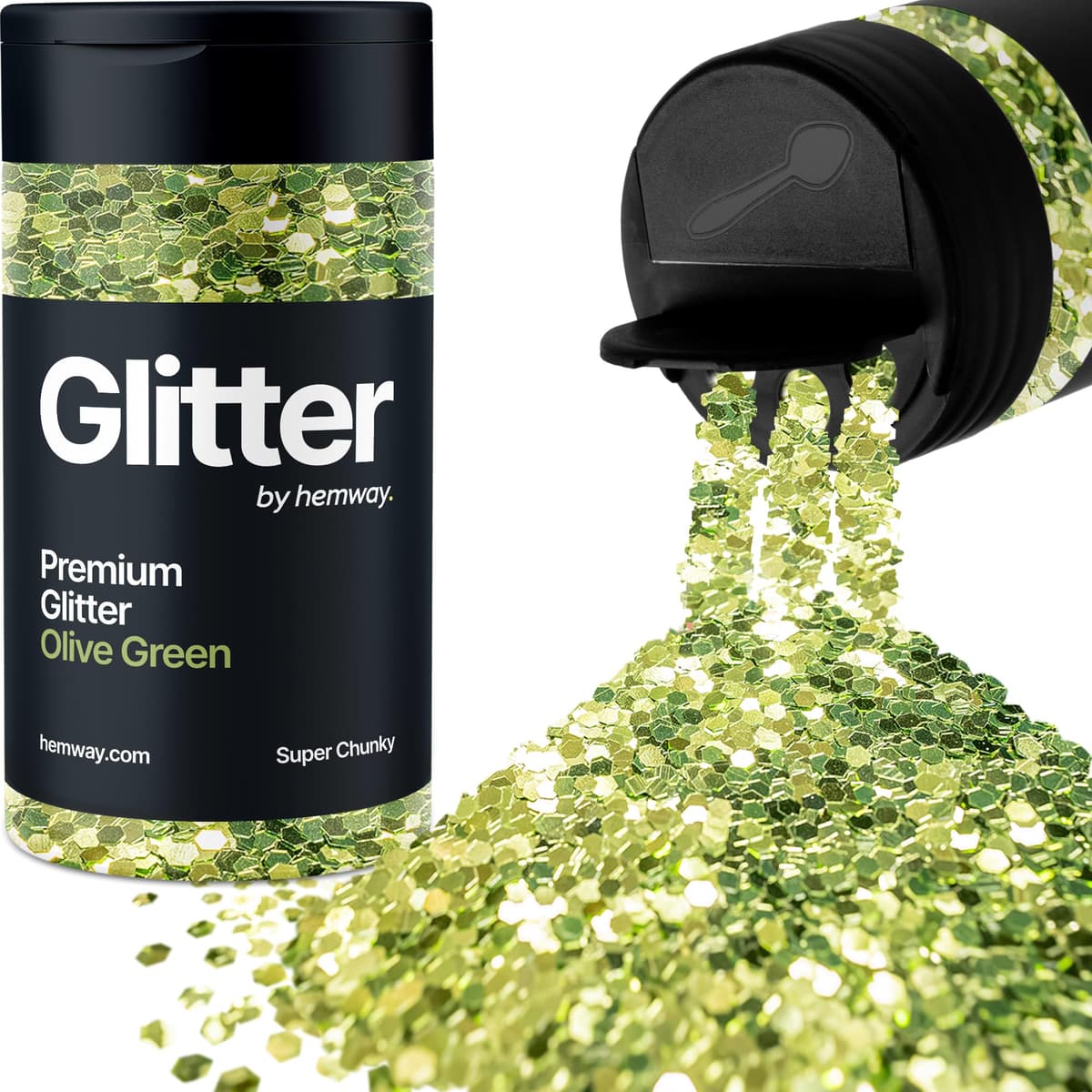 Light Rose Gold Glitter Shaker, 130g Ultrafine Glitter, Crafts 1/128" Metallic Flake Light Rose Gold Sequins, Resin & Epoxy Crafts, Decorating, Halloween, Christmas Nail, Face, Hemway — view 110