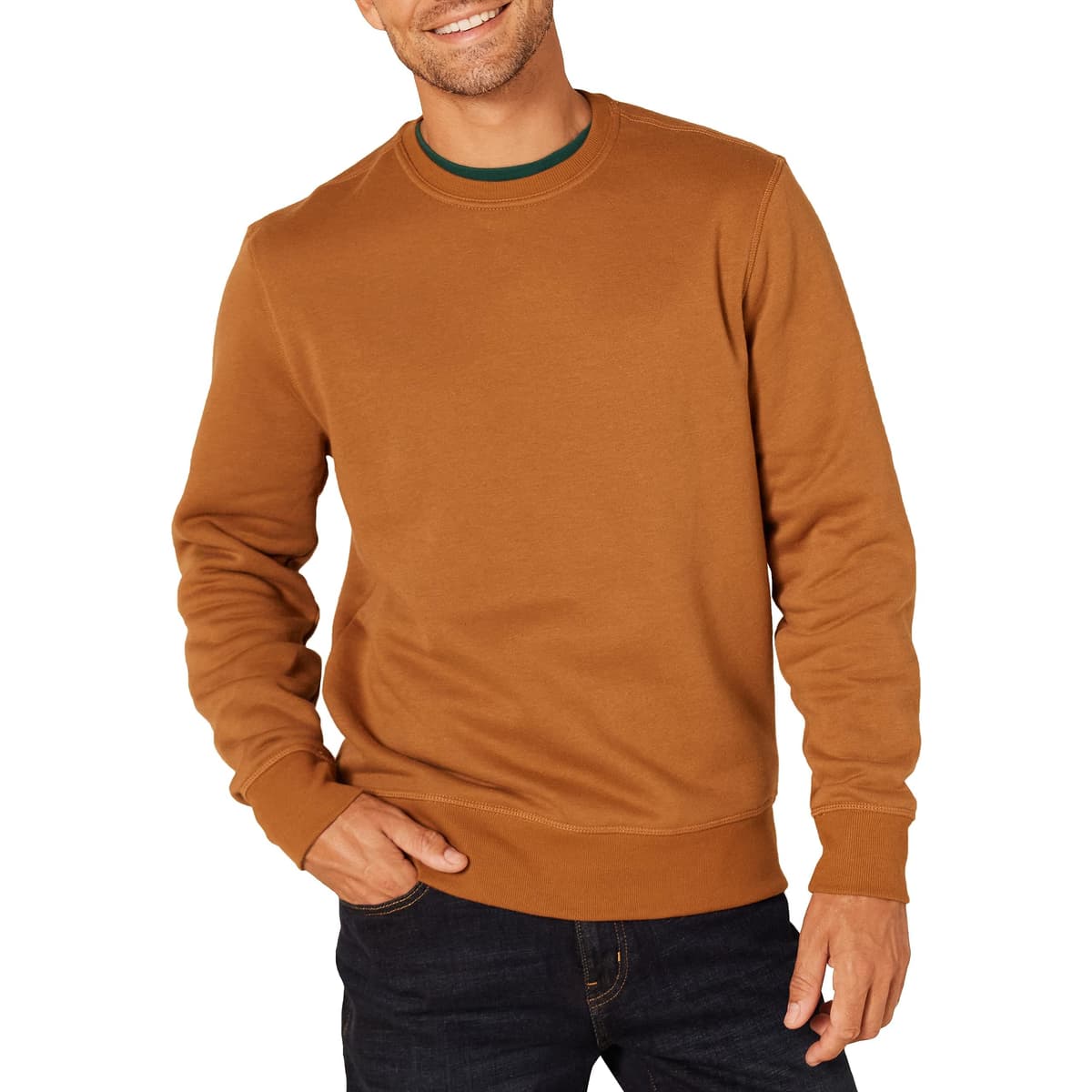 Amazon Essentials Hombre Sudadera de Forro Polar con Cuello Redondo (Disponible en Tallas Grandes y Largos Especiales) — view 10