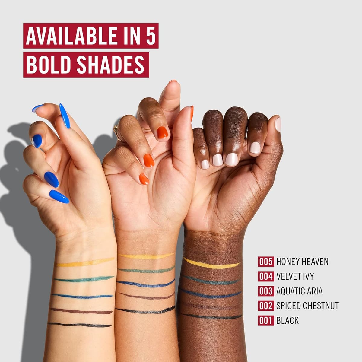Rimmel Wonder'Ink Precision Liquid Eyeliner Pen, 002 Spiced Chestnut, Waterproof, Smudge-proof, Long-Lasting, Highly Pigmente — view 5
