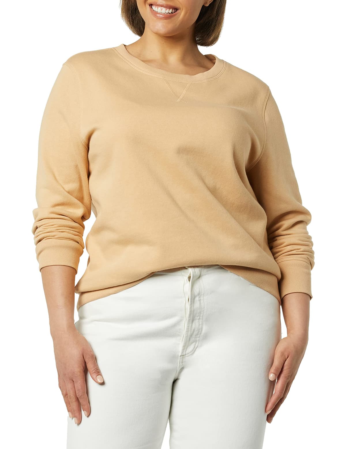 Amazon Essentials Mujer Sudadera con Cuello Redondo de Forro Polar (Disponible en Tallas Grandes) — view 127