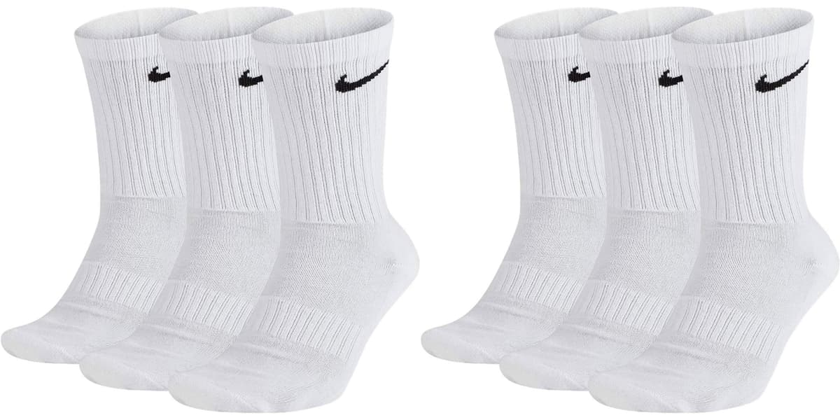 NIKE Men's U Nk Everyday Cush Crew 6pr-bd Socks — view 10