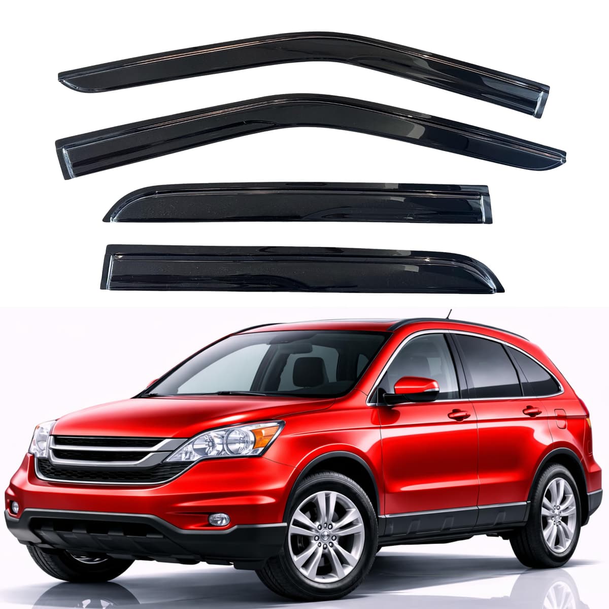 KPY Rain Guards Fit for 2006-2013 Lexus IS250 IS350, Out-Channel Window Visors Vent Wind Deflectors 4PC, Car Accessories for 06-13 Lexus is Series — view 120