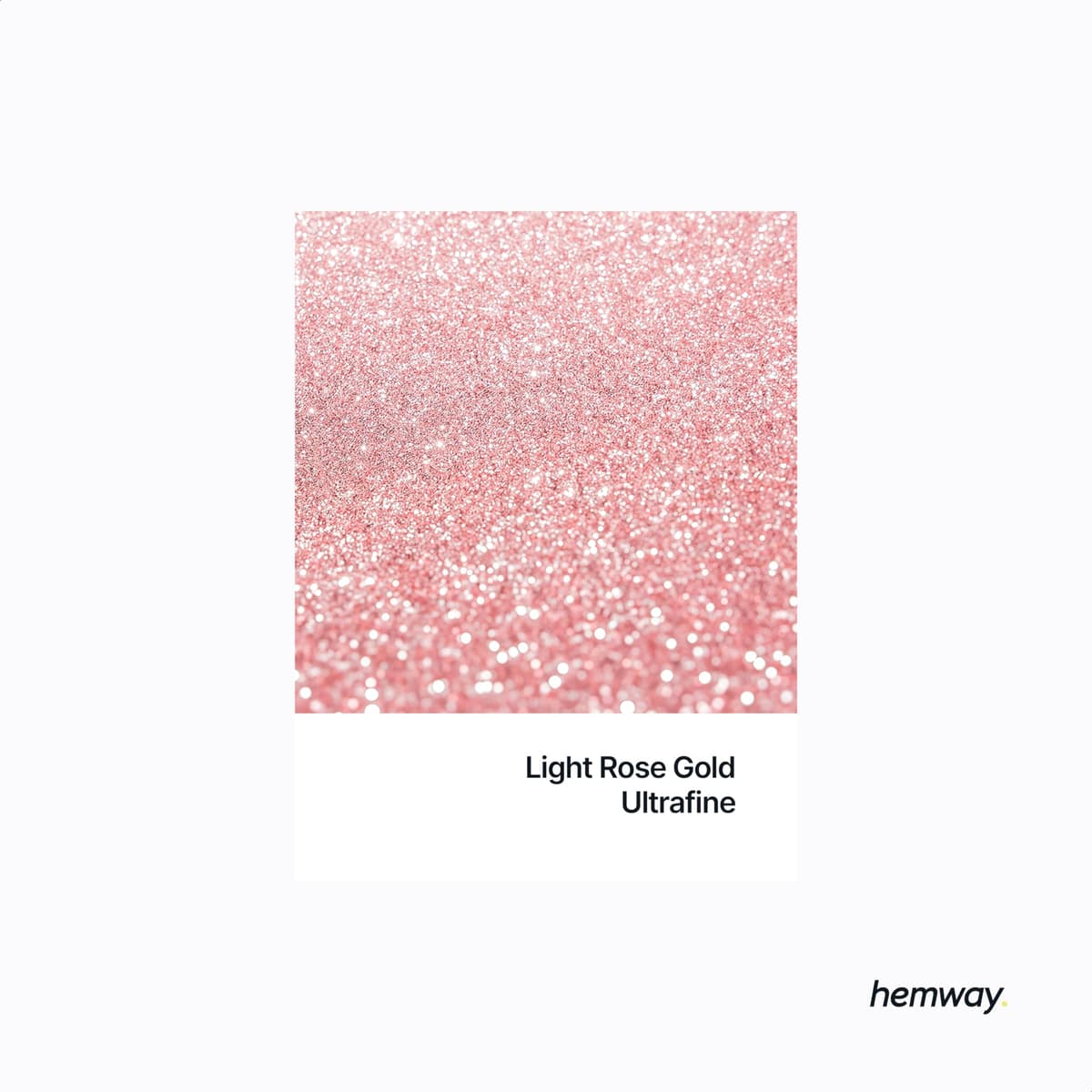 Light Rose Gold Glitter Shaker, 130g Ultrafine Glitter, Crafts 1/128" Metallic Flake Light Rose Gold Sequins, Resin & Epoxy Crafts, Decorating, Halloween, Christmas Nail, Face, Hemway — view 2