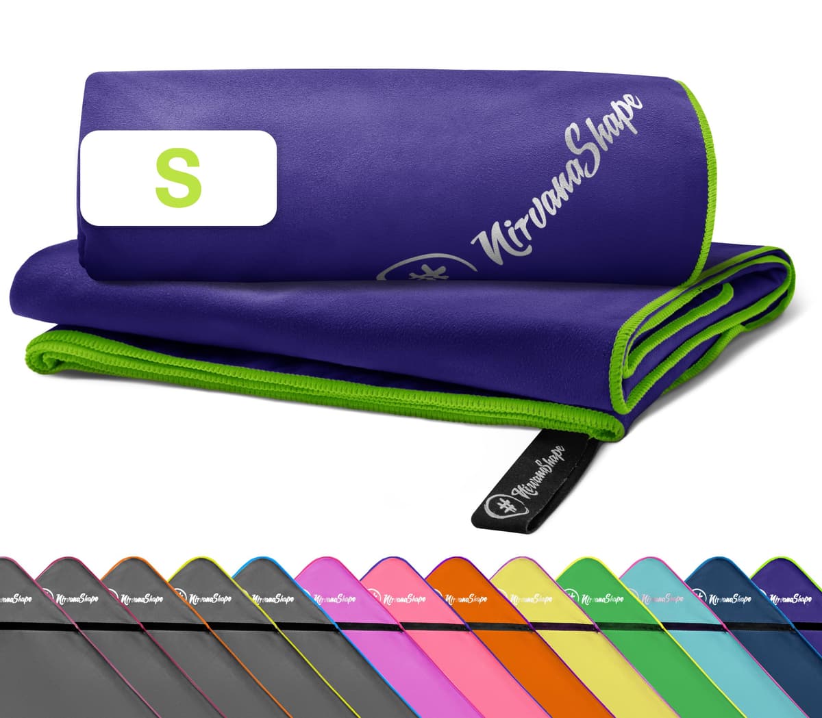 NirvanaShape Toallas de Microfibra | Absorbentes, Ligeras, de Secado rápido | Toallas de baño, Toalla de Viaje, Toallas Deportivas | Ideales para Viajar, IR al Gimnasio, la Playa, Practicar Yoga — view 81