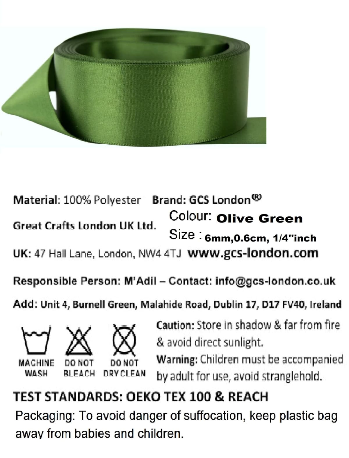 Satin Ribbon. 38mm Wide 5 Meters (Dark Green) Gift Wrap Ribbon, Ribbons for Gift Wrapping, Christmas Ribbon, Gift Wrapping Ribbon for Crafting, Wedding Party Decor — view 138