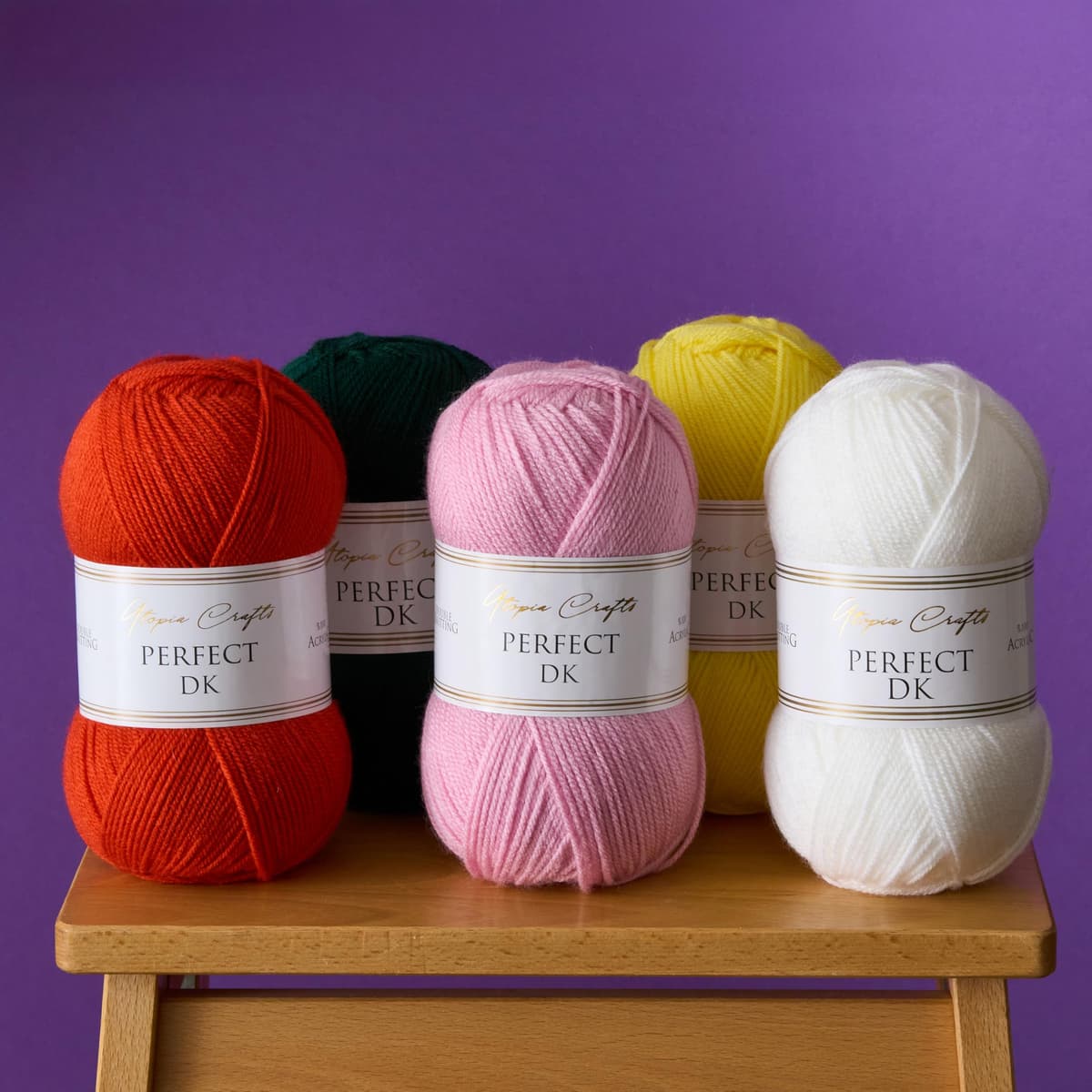 Utopia Crafts DK Double Knitting Yarn 100g (1, Black) — view 8