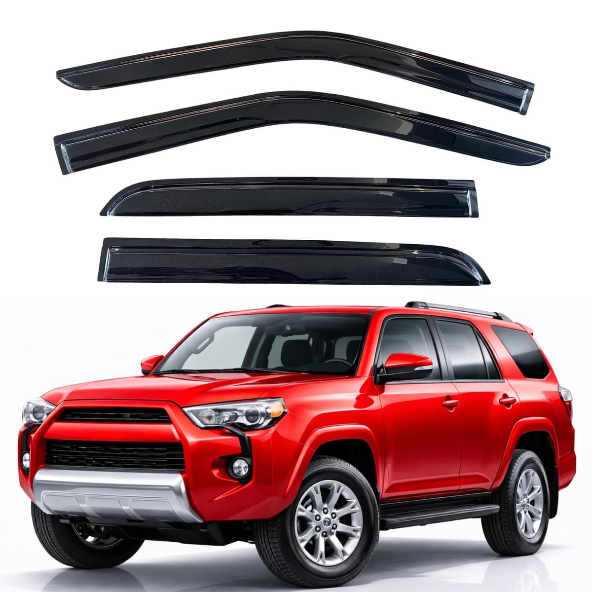 KPY Rain Guards Fit for 2006-2013 Lexus IS250 IS350, Out-Channel Window Visors Vent Wind Deflectors 4PC, Car Accessories for 06-13 Lexus is Series — view 209