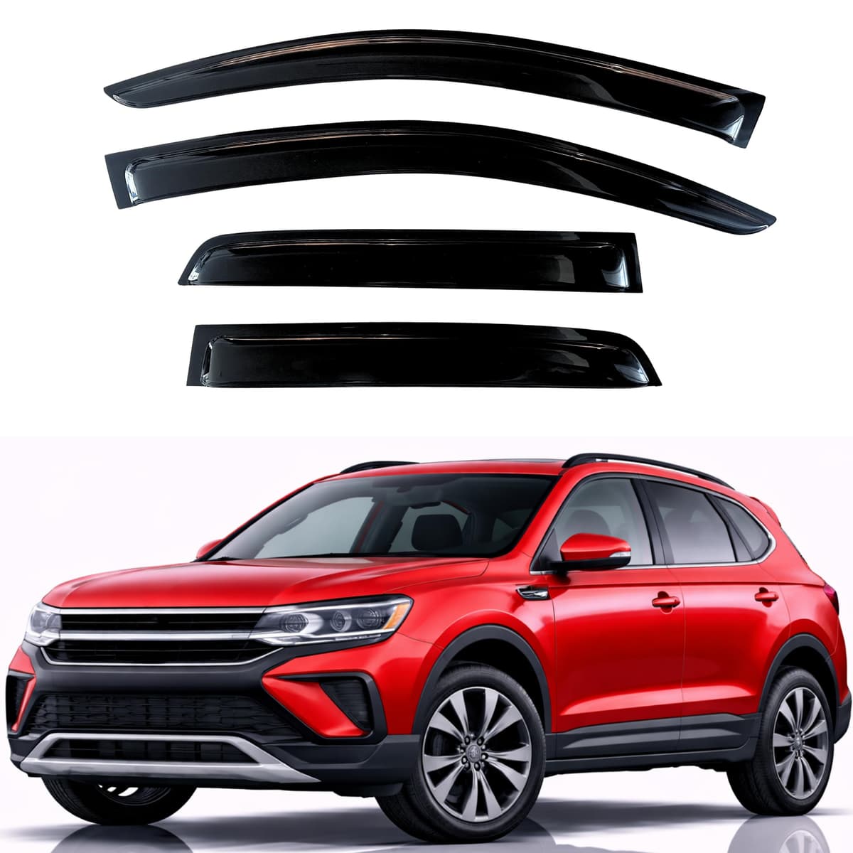 KPY Rain Guards Fit for 2006-2013 Lexus IS250 IS350, Out-Channel Window Visors Vent Wind Deflectors 4PC, Car Accessories for 06-13 Lexus is Series — view 237
