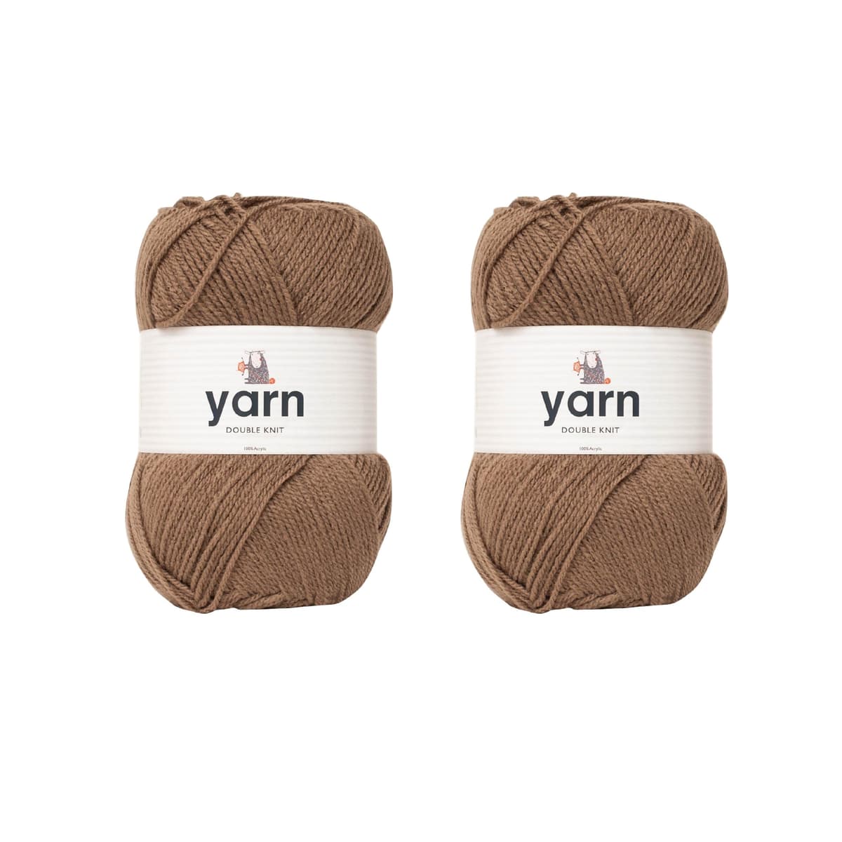 Korbond DK Beige Yarn - 100g Acrylic Wool - Lightweight, Hypoallergenic & Durable Double Knit Crochet Yarn Knitting Wool (290m Total) — view 97