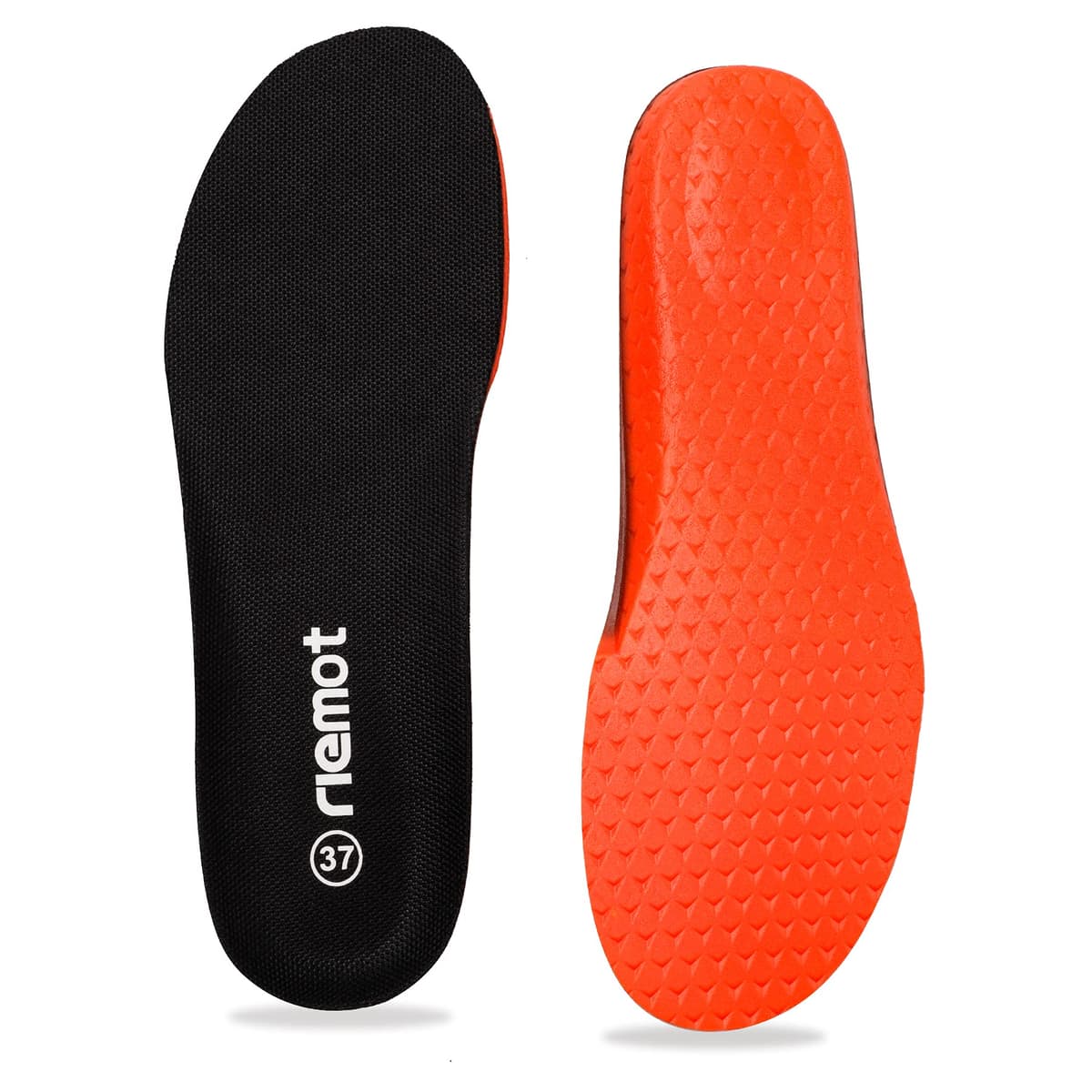 riemot Memory Foam Insoles for Men and Women - Replacement Shoe Inserts Comfort Cushioning for Sports Shoes, Trainers, Sneakers, Work Boots and Walking Shoes — view 2