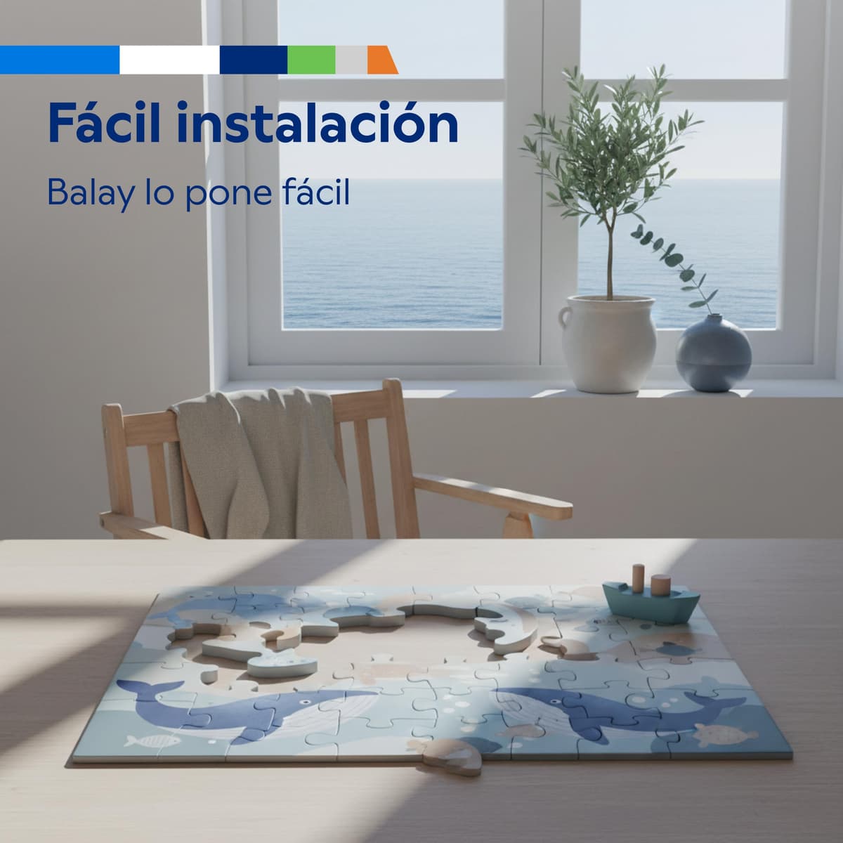 Balay - Placa de inducción, 60 cm, Zona gigante de 28 cm, Negro, sin marco inoxidable, 3EB865FR — view 5