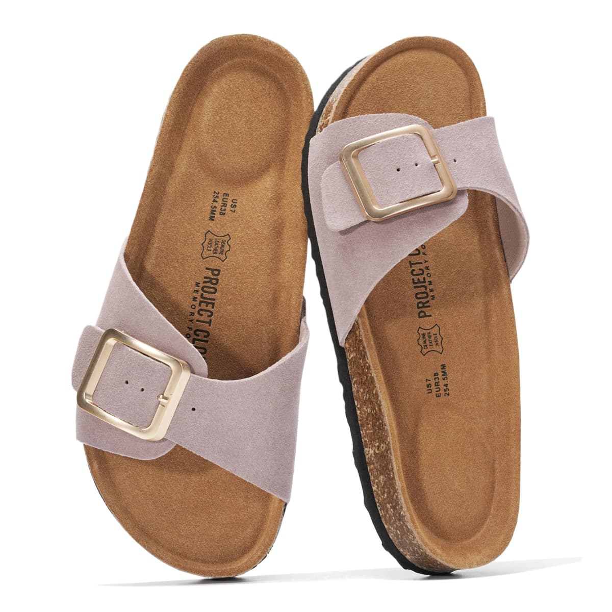 Project Cloud 100% Genuine Leather Sandals Women Dressy Beach Essentials Slides for Women Footwear - Lightweight with Memory Foam Insole Sandals for Women 2026 - Womens Slides — view 41