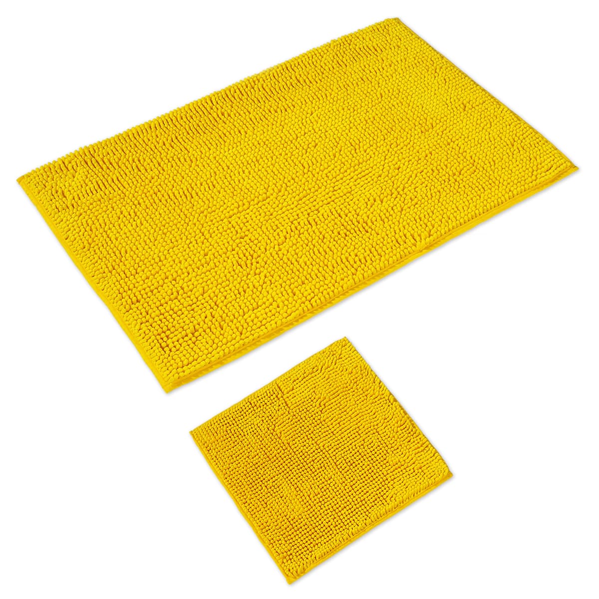 WohnDirect Alfombra Baño Gris 45x45cm • Alfombrilla baño Antideslizante y Lavable • Cómoda Y Súper Absorbente — view 15