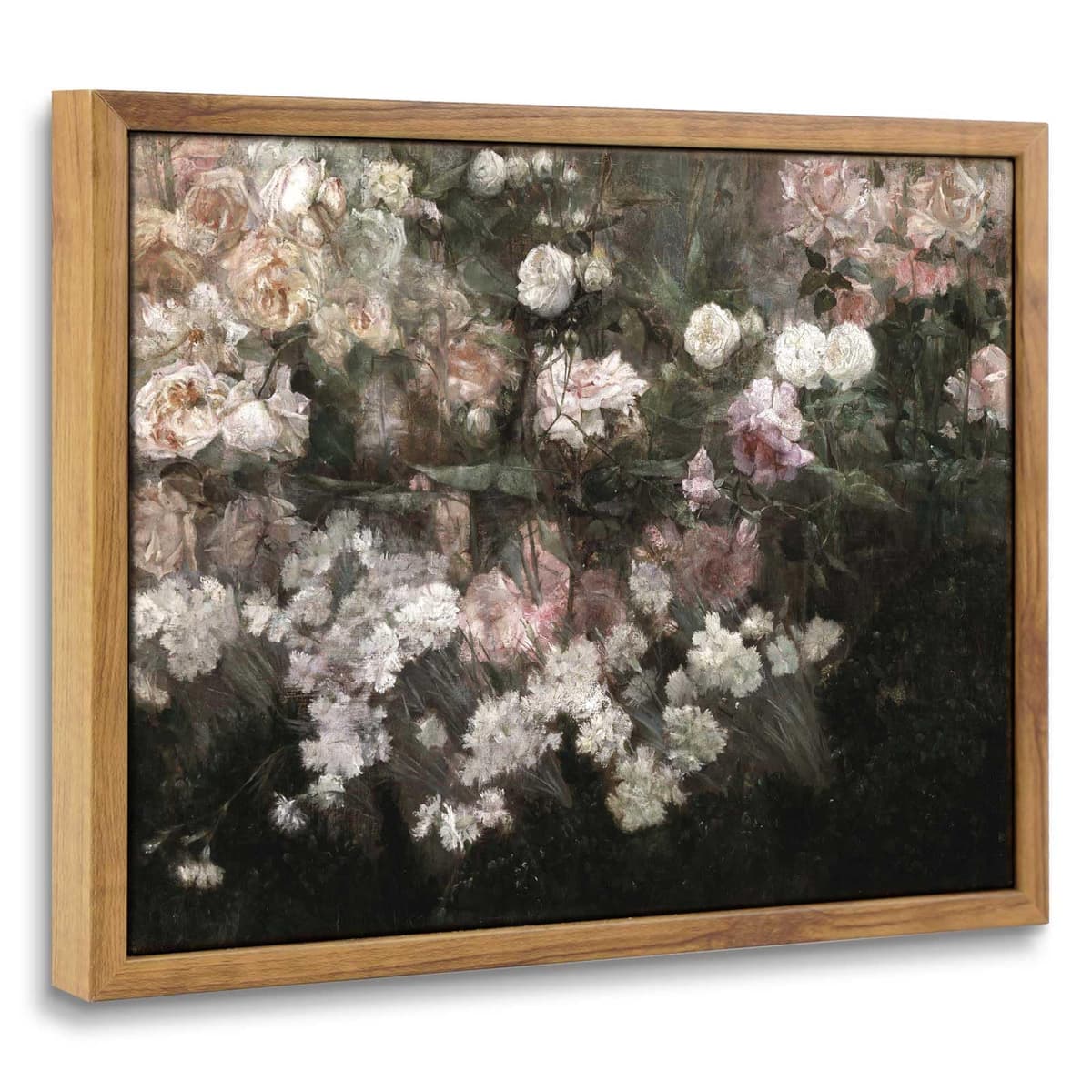 InSimSea Framed Canvas Wall Art, Meadow with Flowers Painting, Landscape for Living Room, Bedroom, Home, Bathroom Decor, 8x10 — view 216