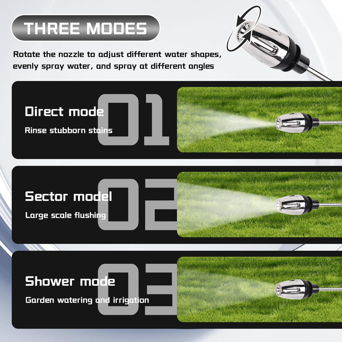 AquoXis Pressure Washer – 2026 New Portable High Pressure AquoXis Pressure Washer Gun with Adjustable Spray Nozzle, Handheld Cleaning Machine for Car, Patio, Garden and Outdoor Surfaces (Foam Kit) — view 3