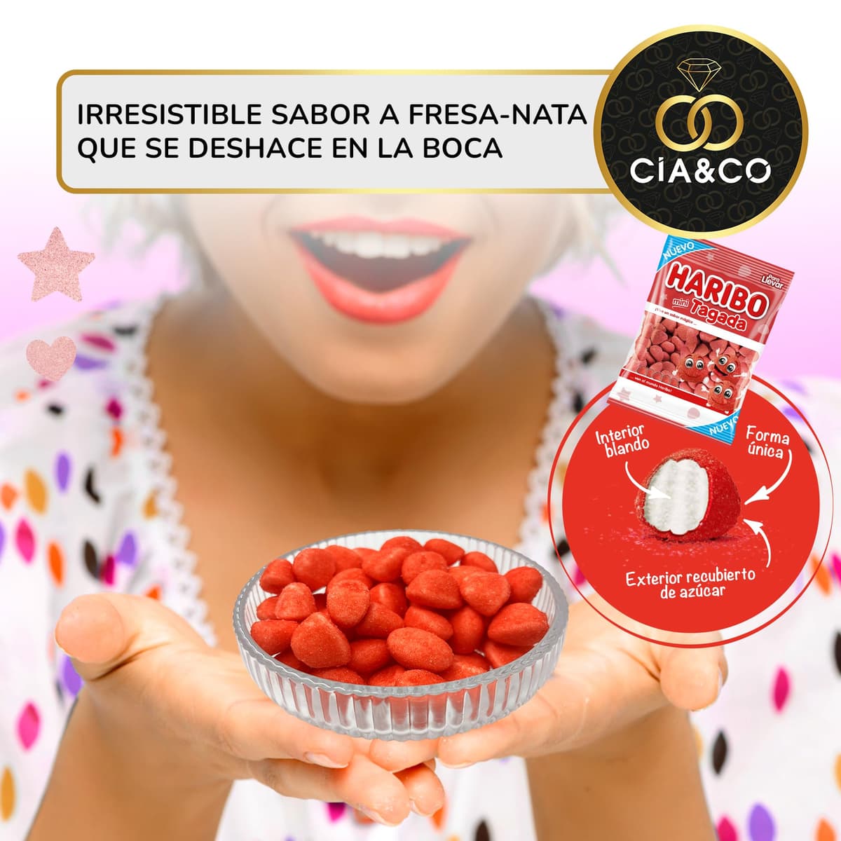 Cajita para Regalo con Chocolate Kinder Bueno, Bombones en forma de Corazon Rellenos, Kit Kat, Huesitos, Gominolas, y Mucho Más · Día de la Madre · Con Tarjeta y Texto Personalizada — view 2