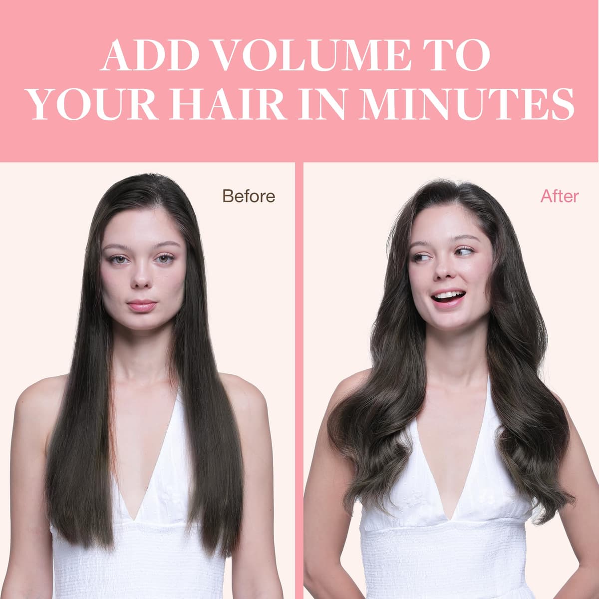 GOO GOO Clip in Hair Extensions Human Hair, 18inch 150g 9Pcs, #2 Dark Brown, Hair extensions for women, Human Hair Extensions Clip in — view 34